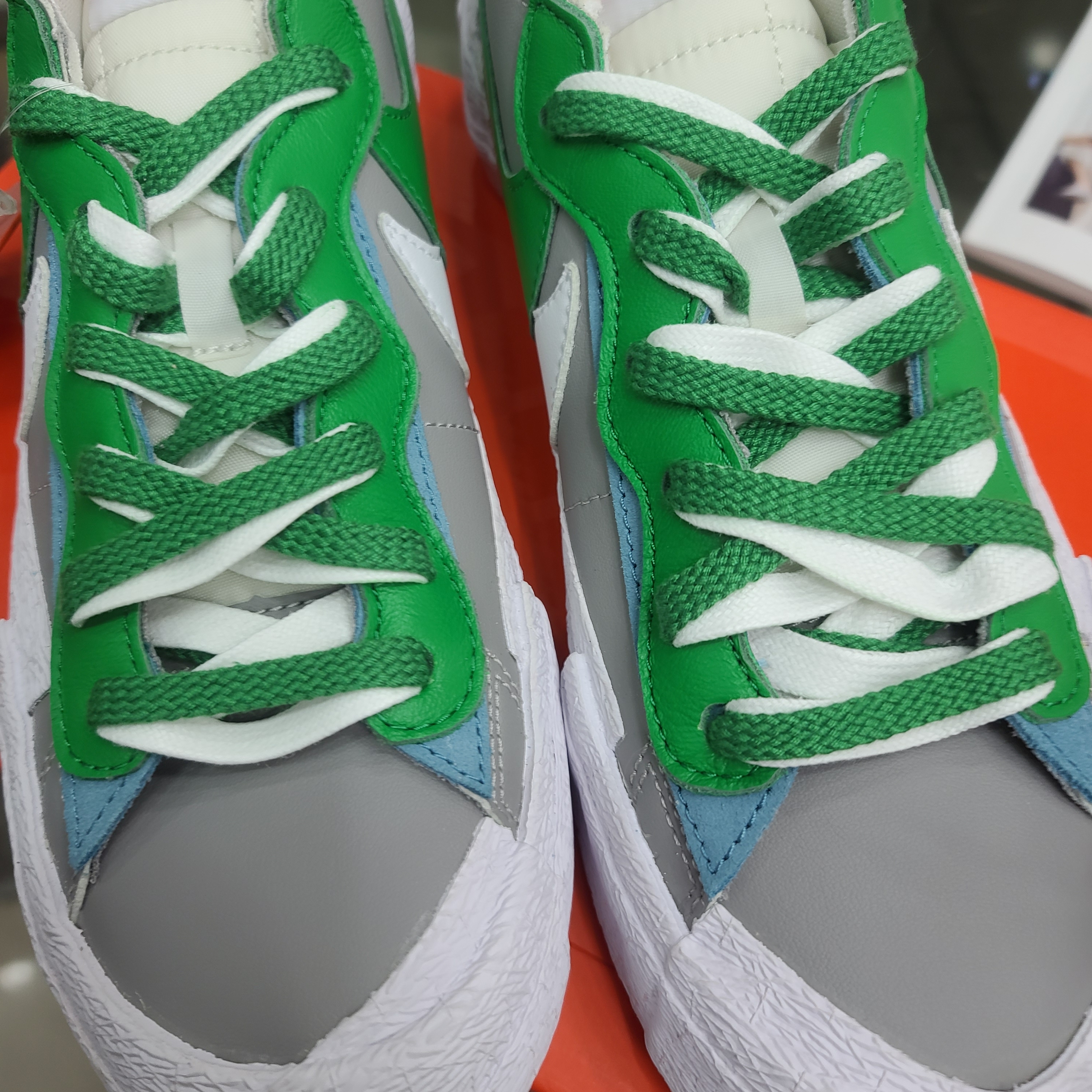 Nike x Sacai Blazer Low Classic Green 착용 스타일