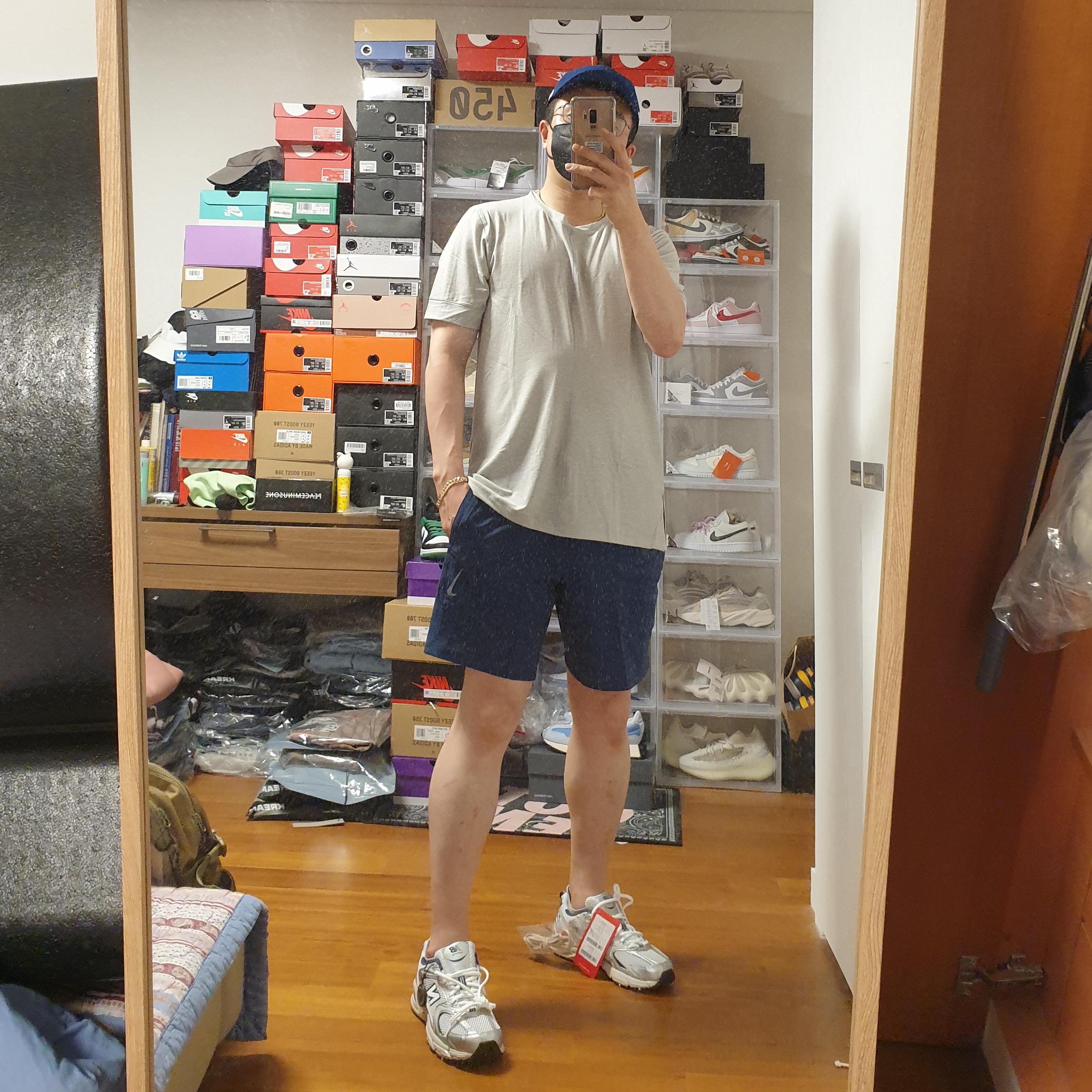New Balance 530 Steel Grey 착용 스타일 - 3