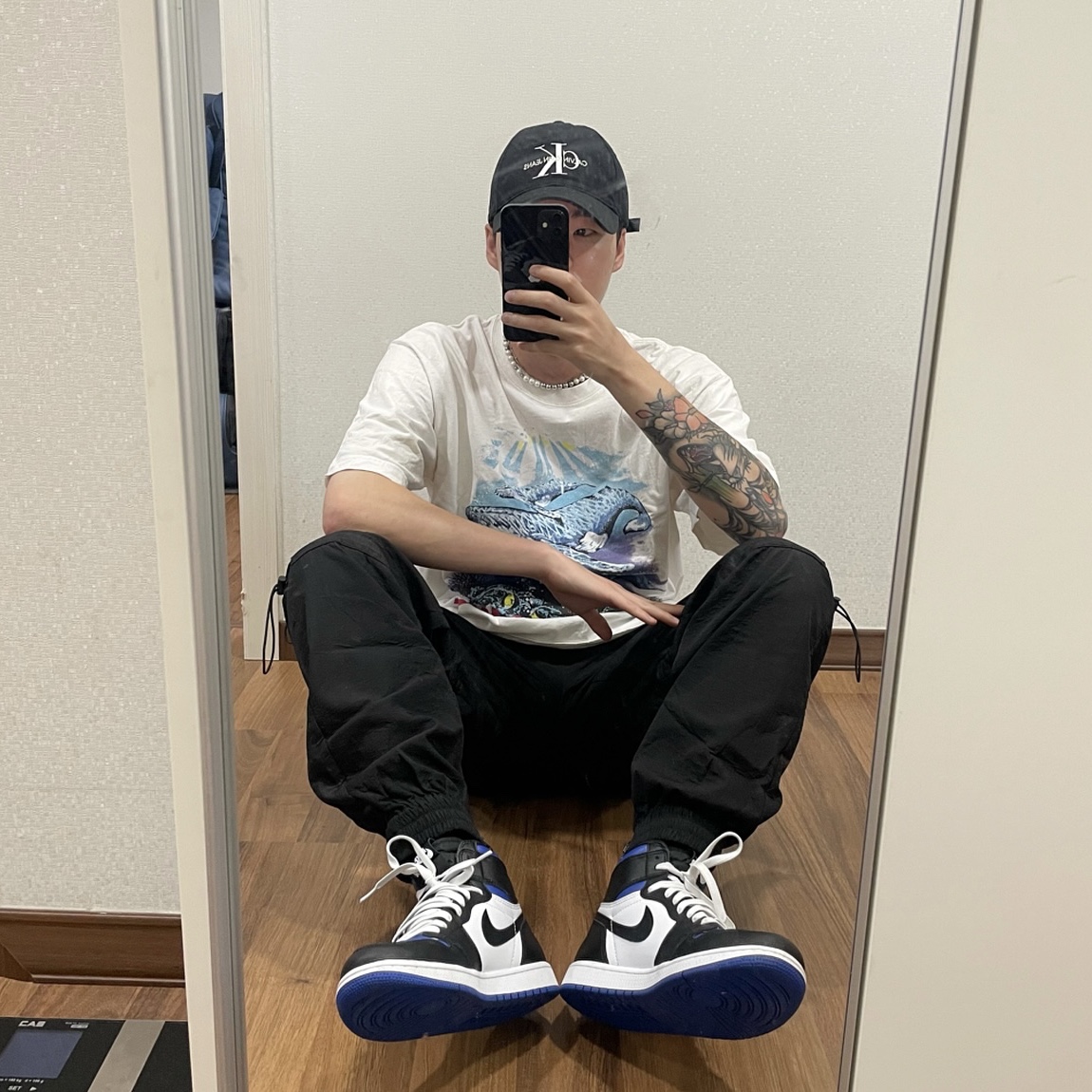 Jordan 1 Retro High OG Royal Toe 착용 스타일