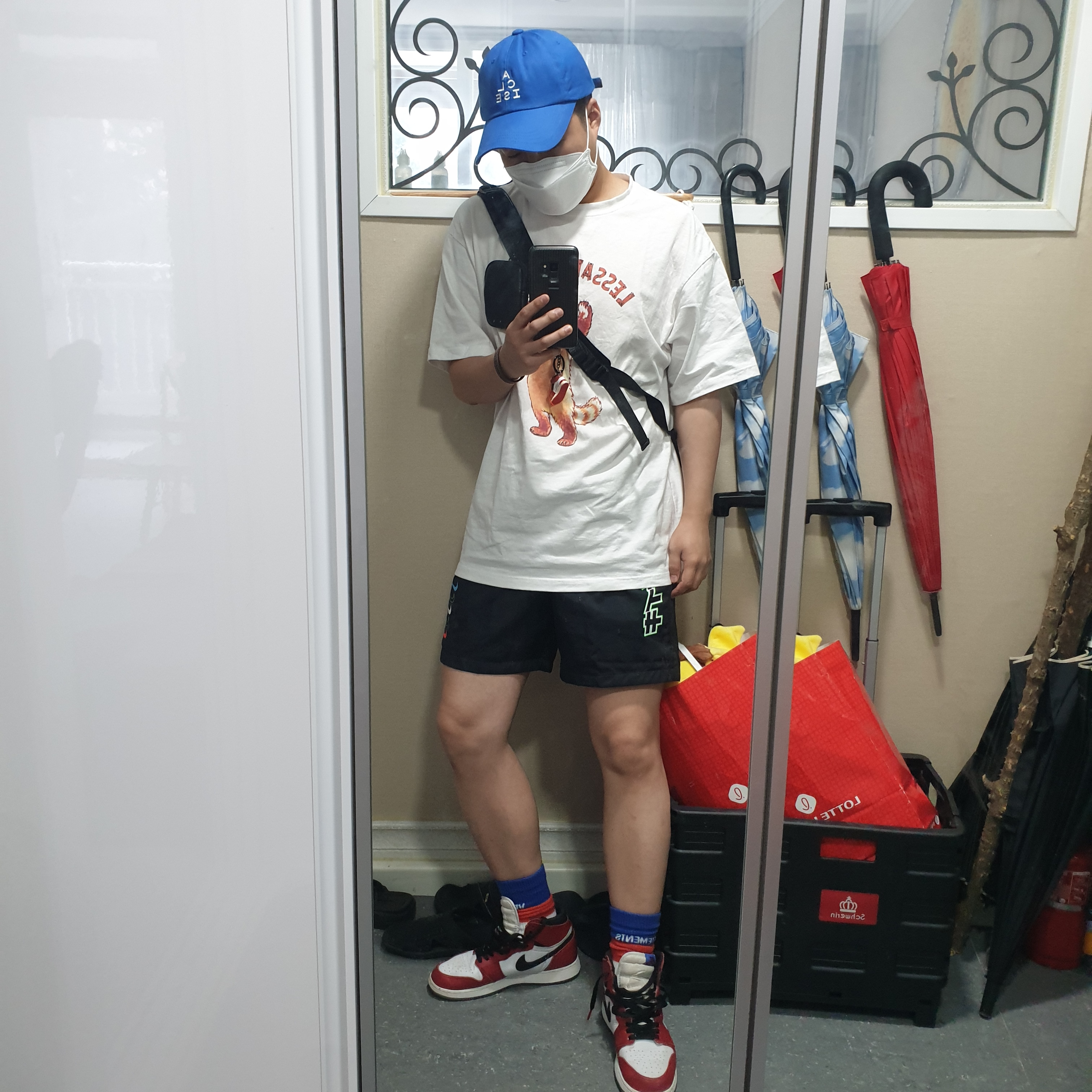 Jordan 1 Retro High Spider-Man Origin Story, (GS) Jordan 1 Retro High Spider-Man Origin Story 착용 스타일