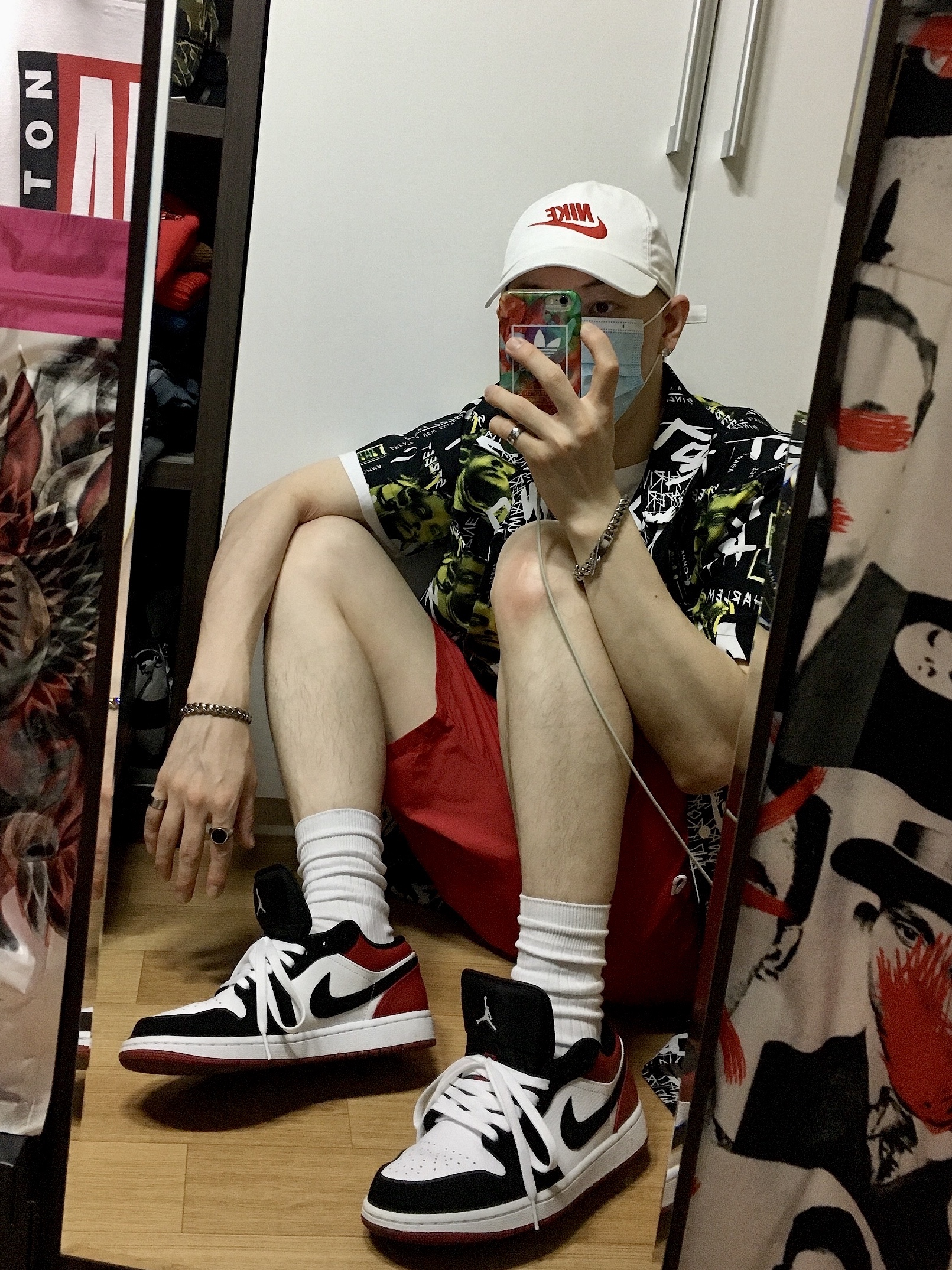 Jordan 1 Low Black Toe 착용 스타일 - 1