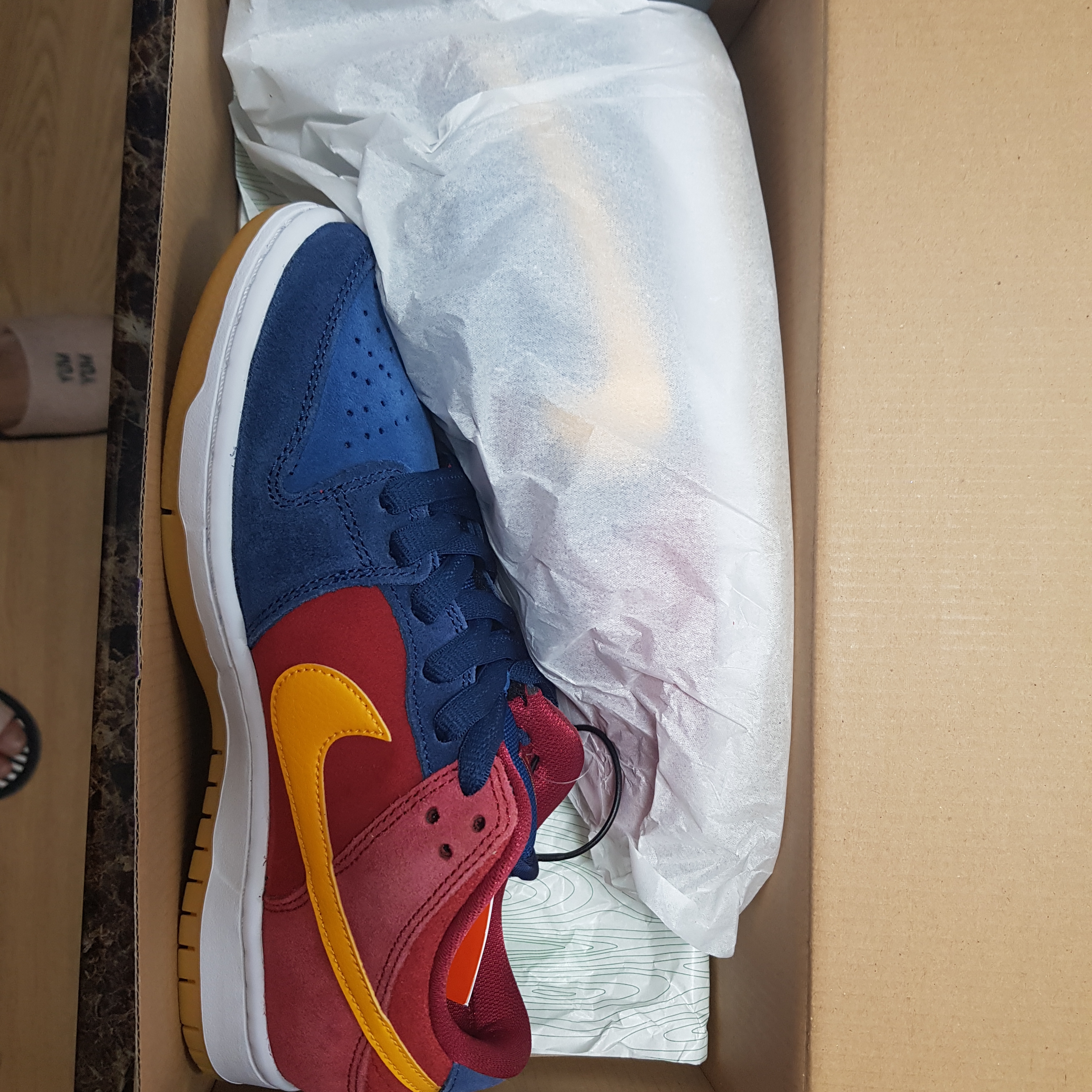 Nike SB Dunk Low Pro Premium Barcelona 착용 스타일 - 4