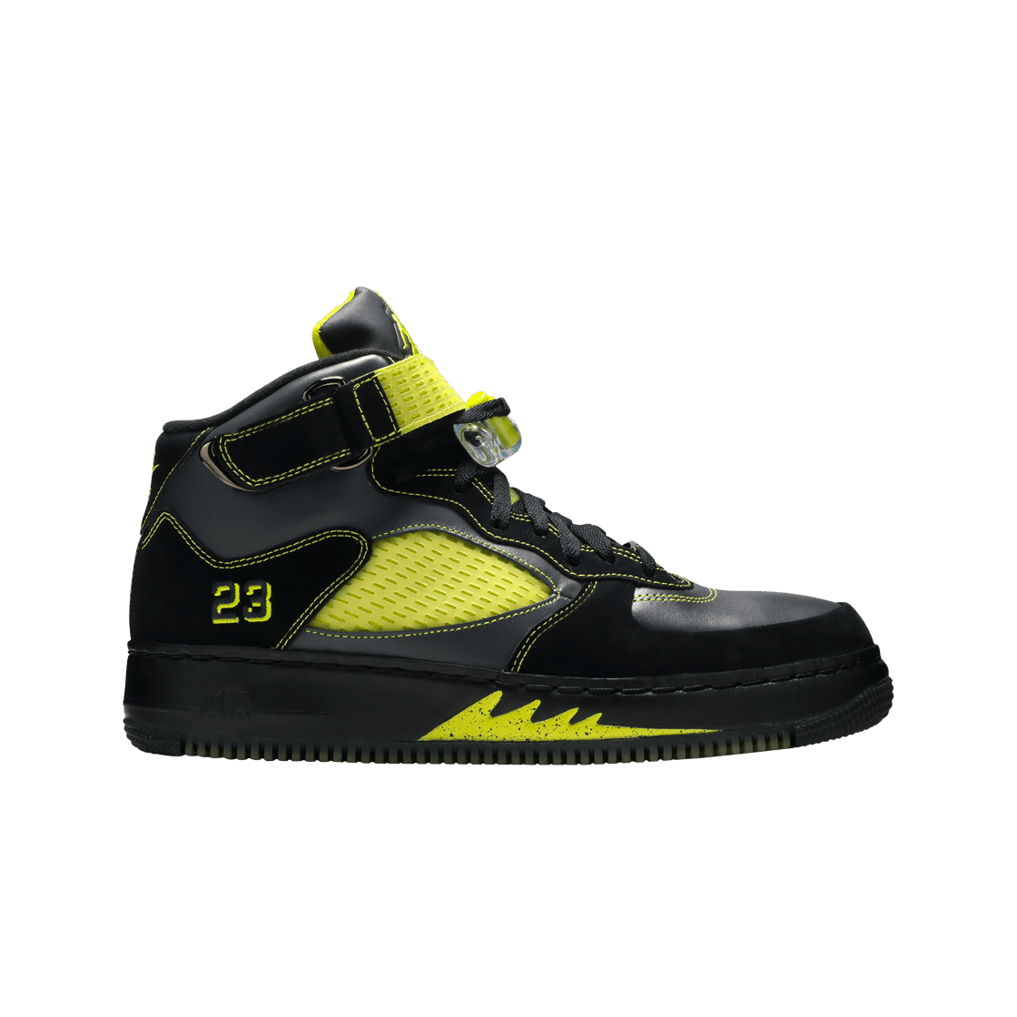 322882-031 Jordan Force 5 Black Bright Cactus