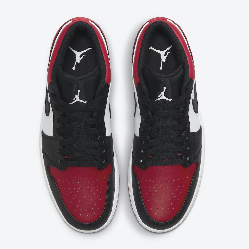 Jordan 1 Low Bred Toe 착용 스타일 - 3