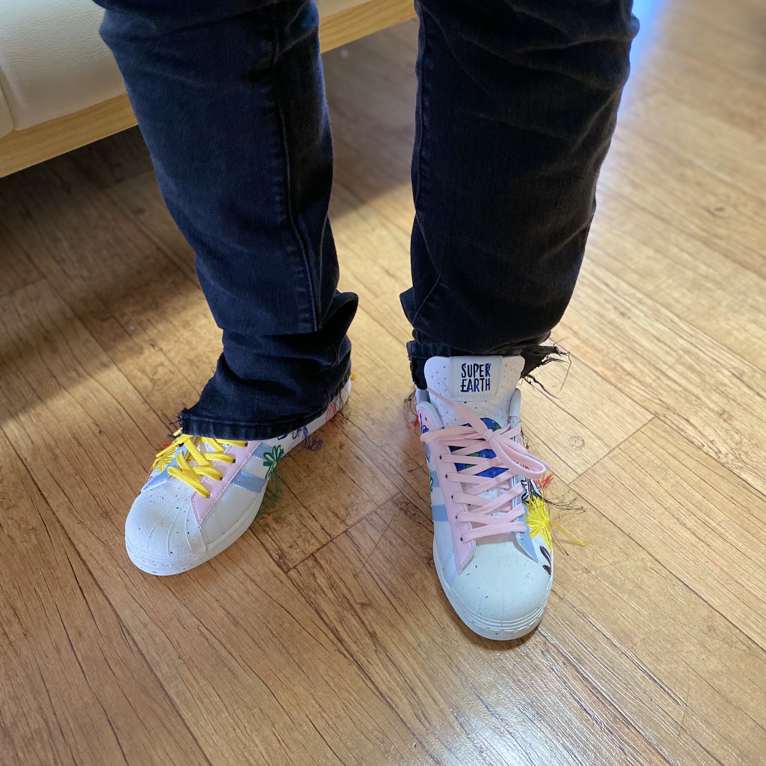 Adidas x Sean Wotherspoon Superstar Superearth 착용 스타일 - 1