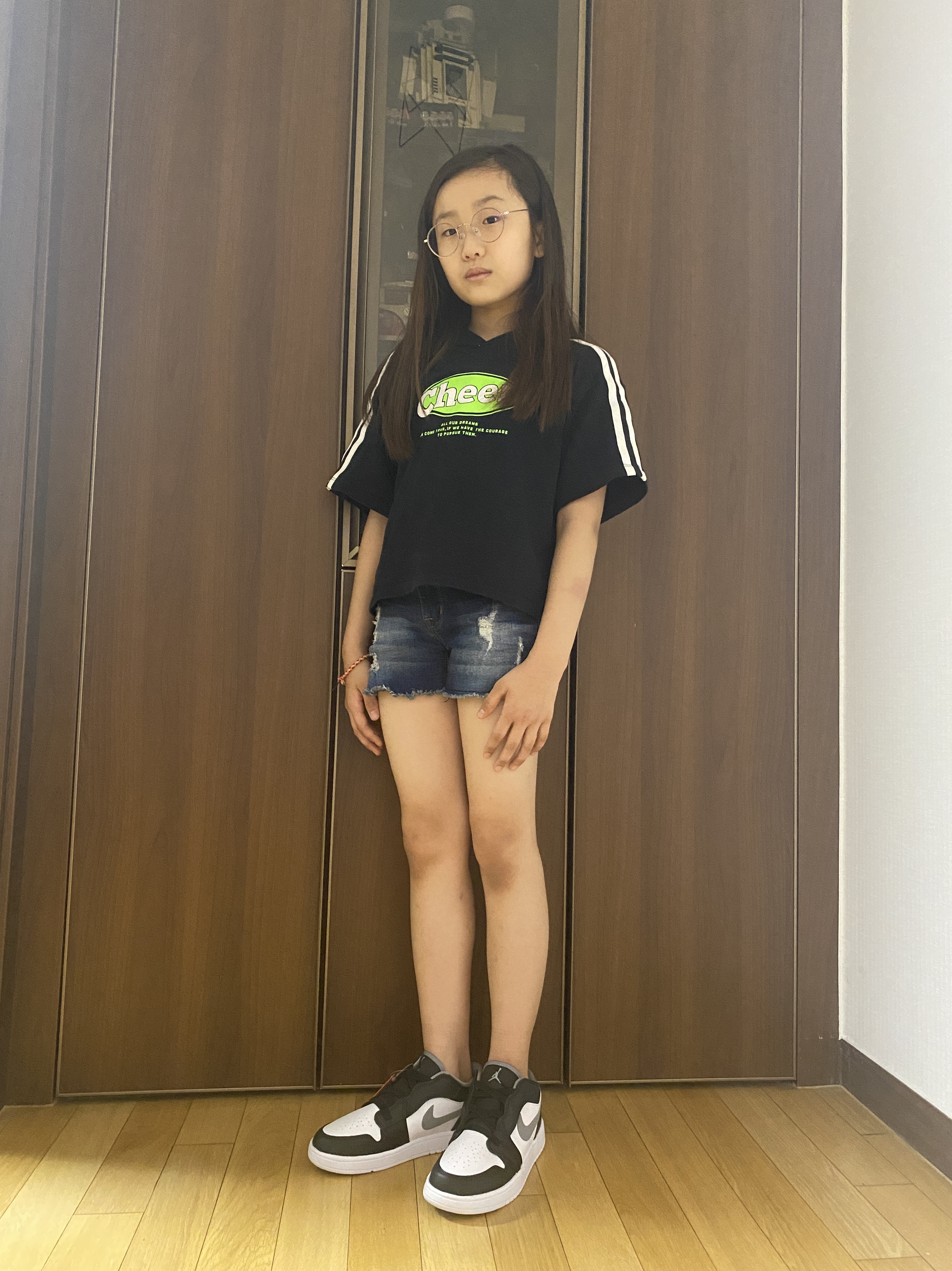 (PS) Jordan 1 Low Alt Black Particle Grey 착용 스타일