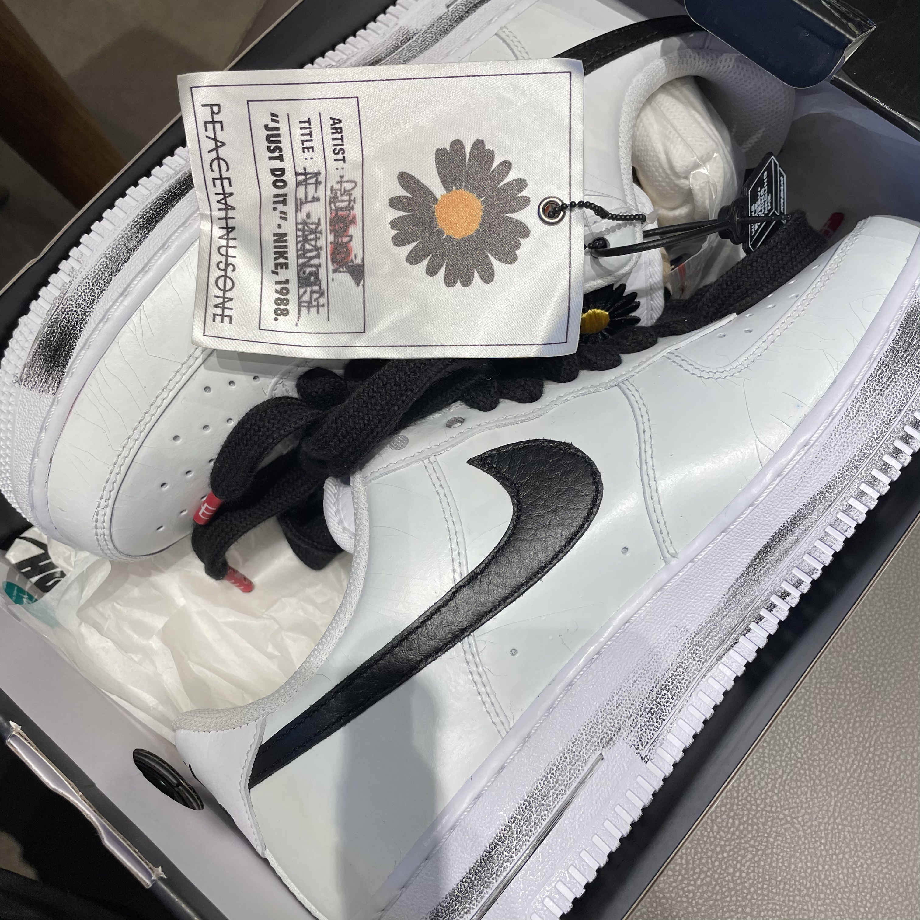 Nike x Peaceminusone Air Force 1 Low Para-Noise 2.0 착용 스타일