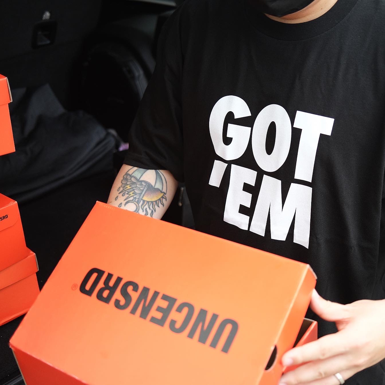 Nike Dunk Low Retro Black 착용 스타일 - 2