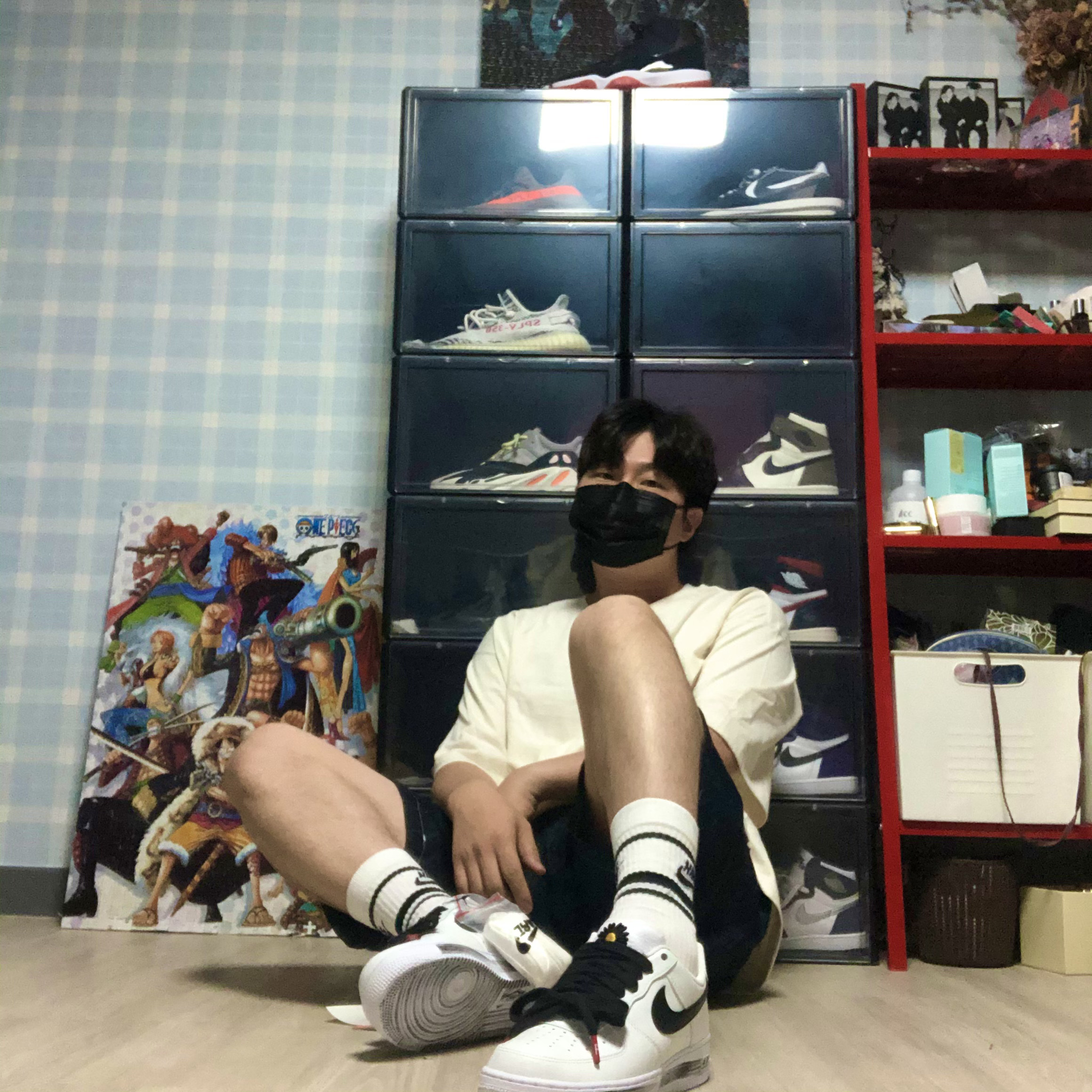 Nike x Peaceminusone Air Force 1 Low Para-Noise 2.0, Jordan 11 Retro Bred 2019 착용 스타일 - 1