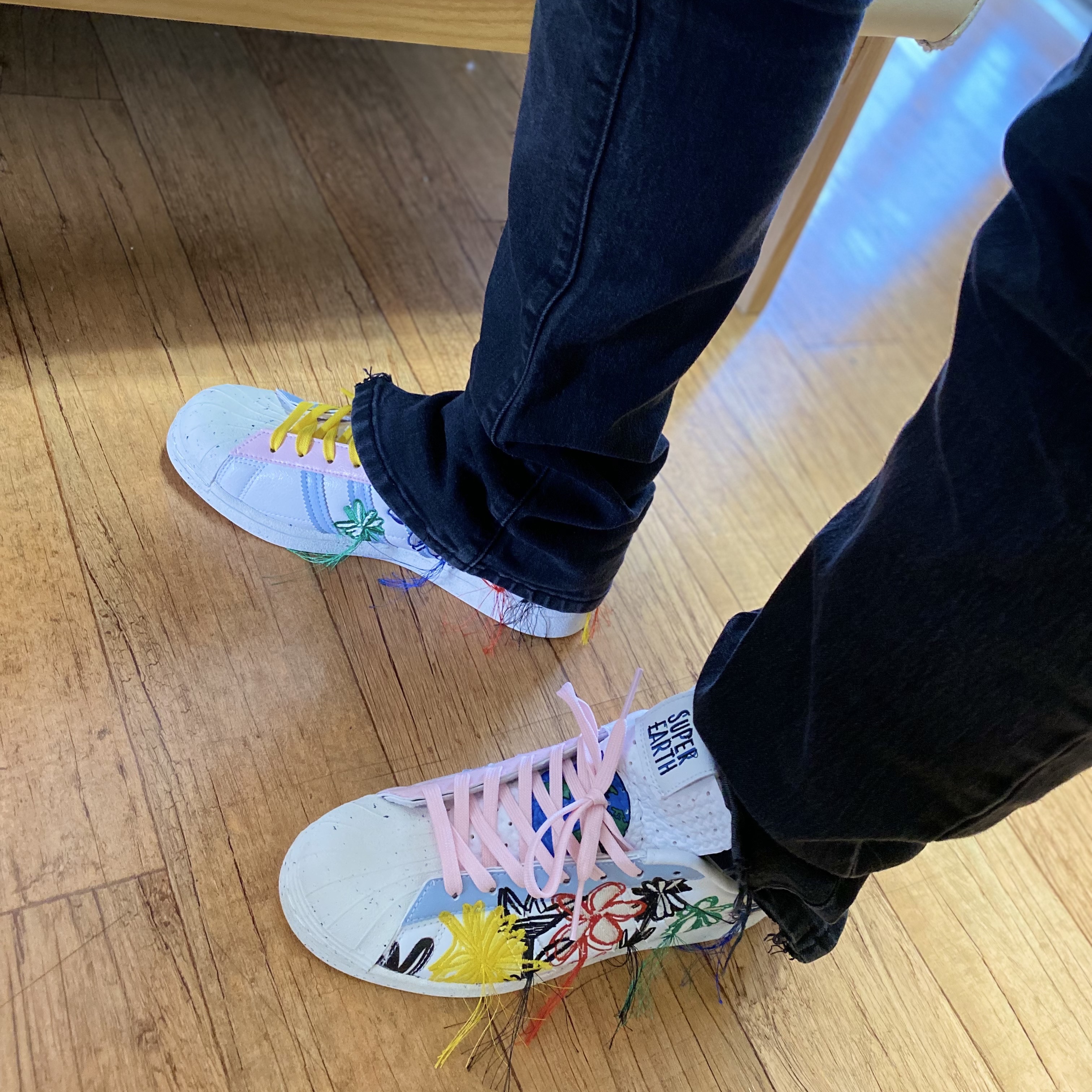 Adidas x Sean Wotherspoon Superstar Superearth 착용 스타일 - 3
