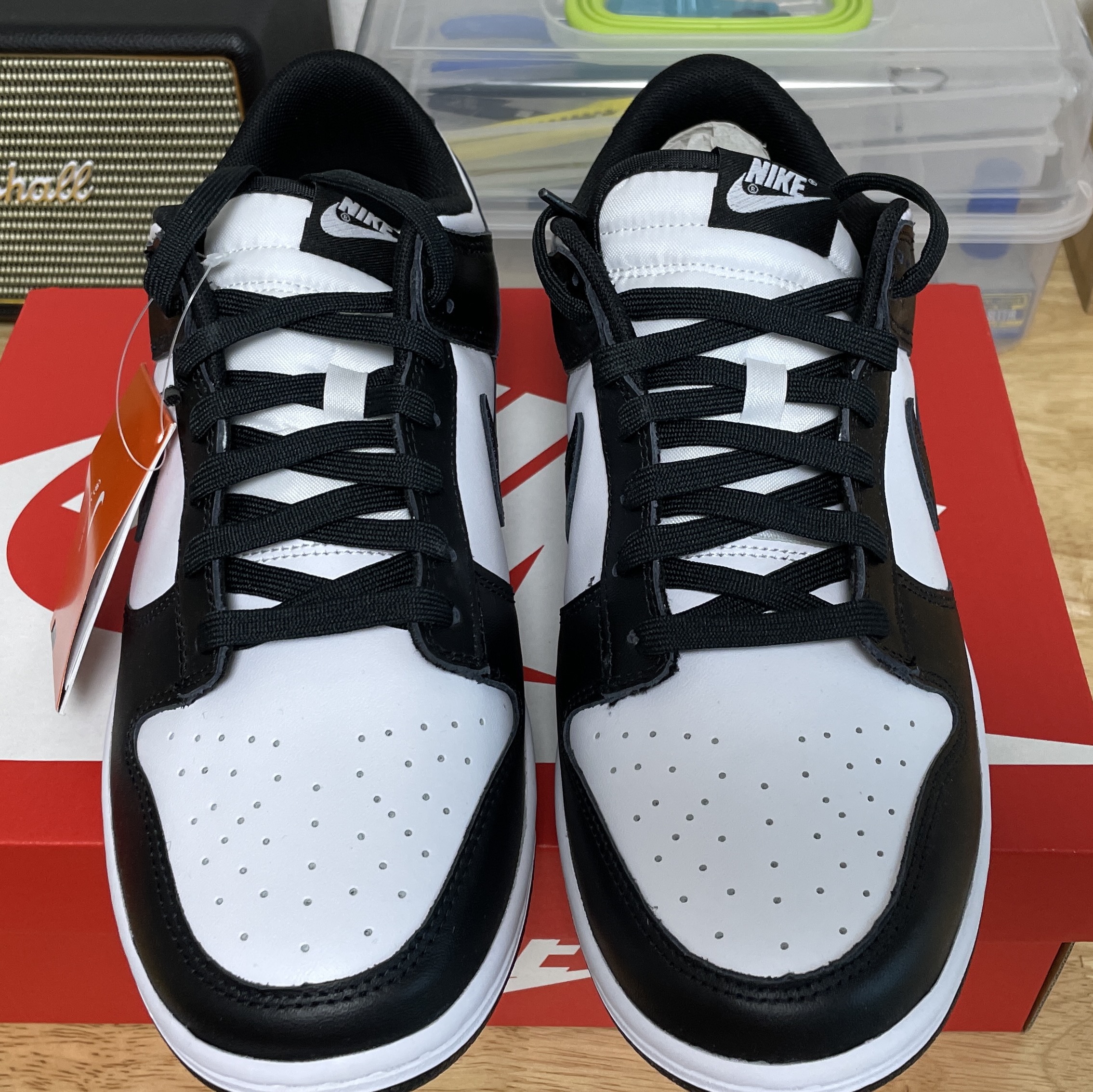 Nike Dunk Low Retro Black 착용 스타일 - 1