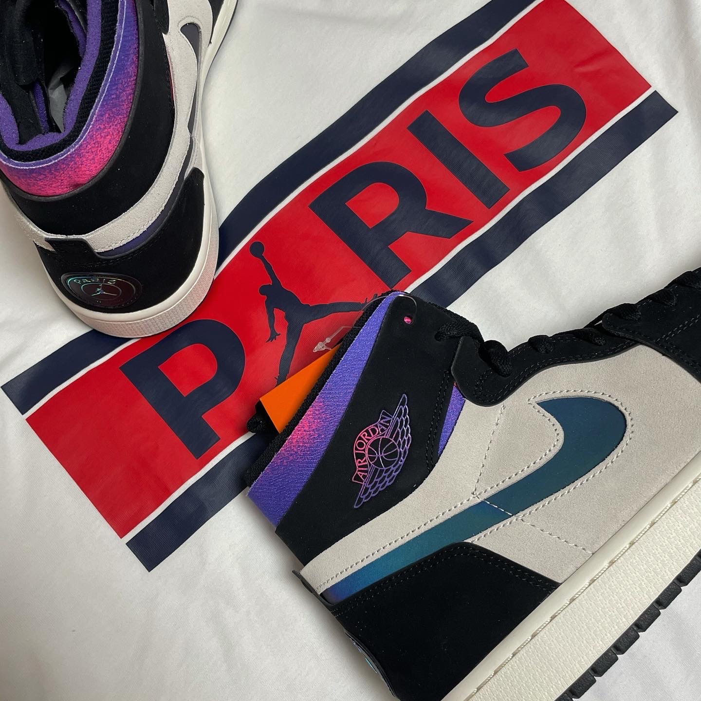 Jordan 1 x Paris Saint-Germain Zoom Air CMFT 착용 스타일 - 2