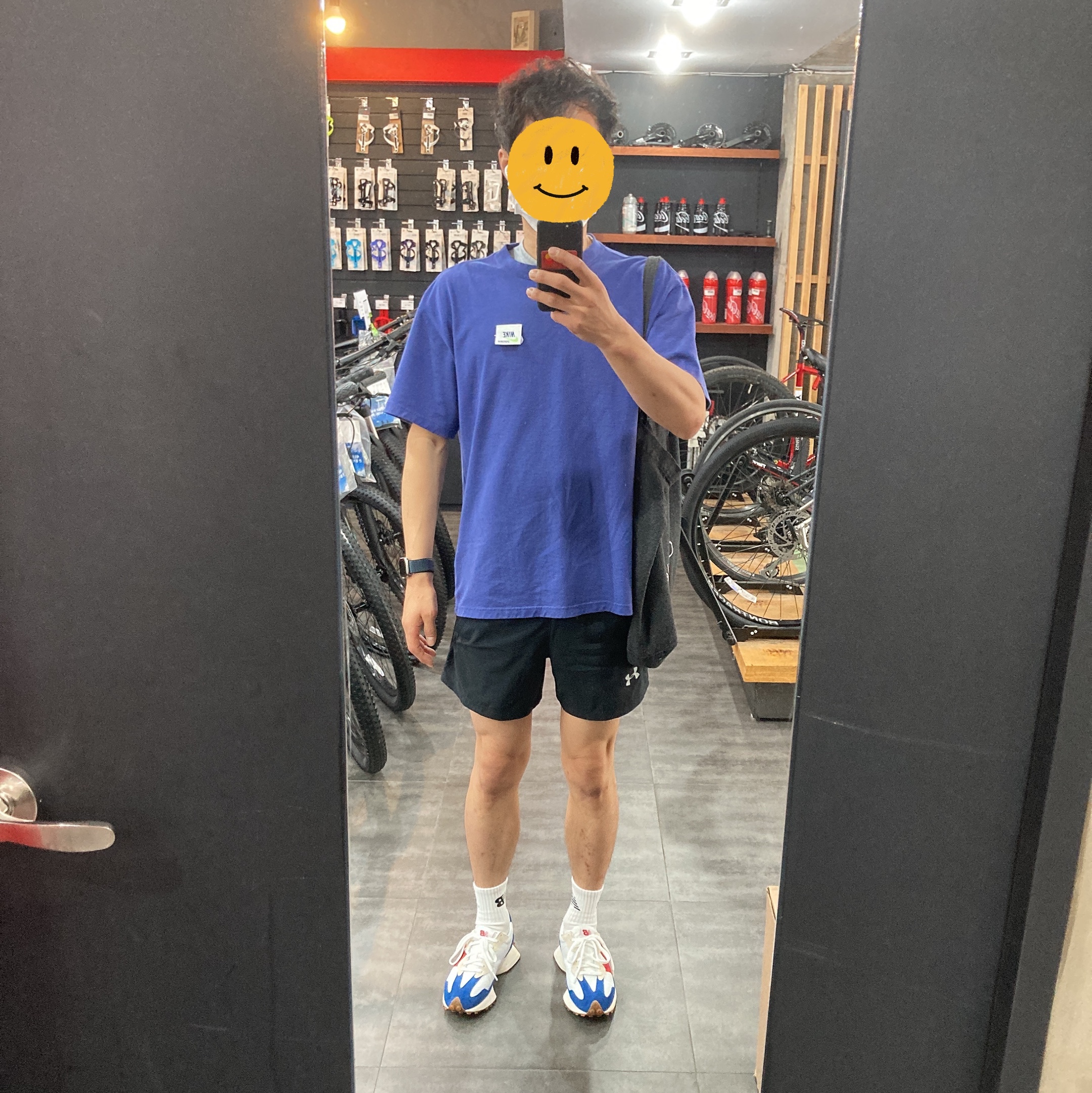 New Balance 327 Blue Red - JD Sports Exclusive 착용 스타일