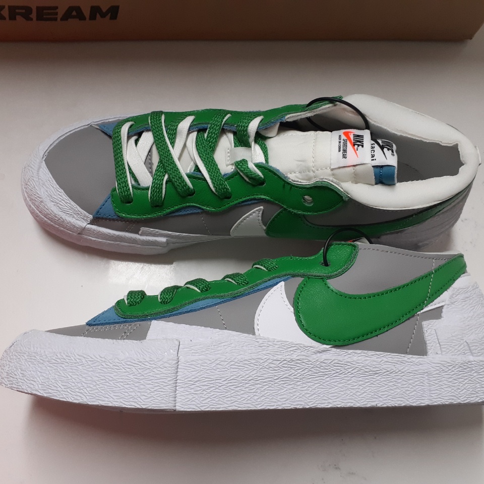 Nike x Sacai Blazer Low Classic Green 착용 스타일
