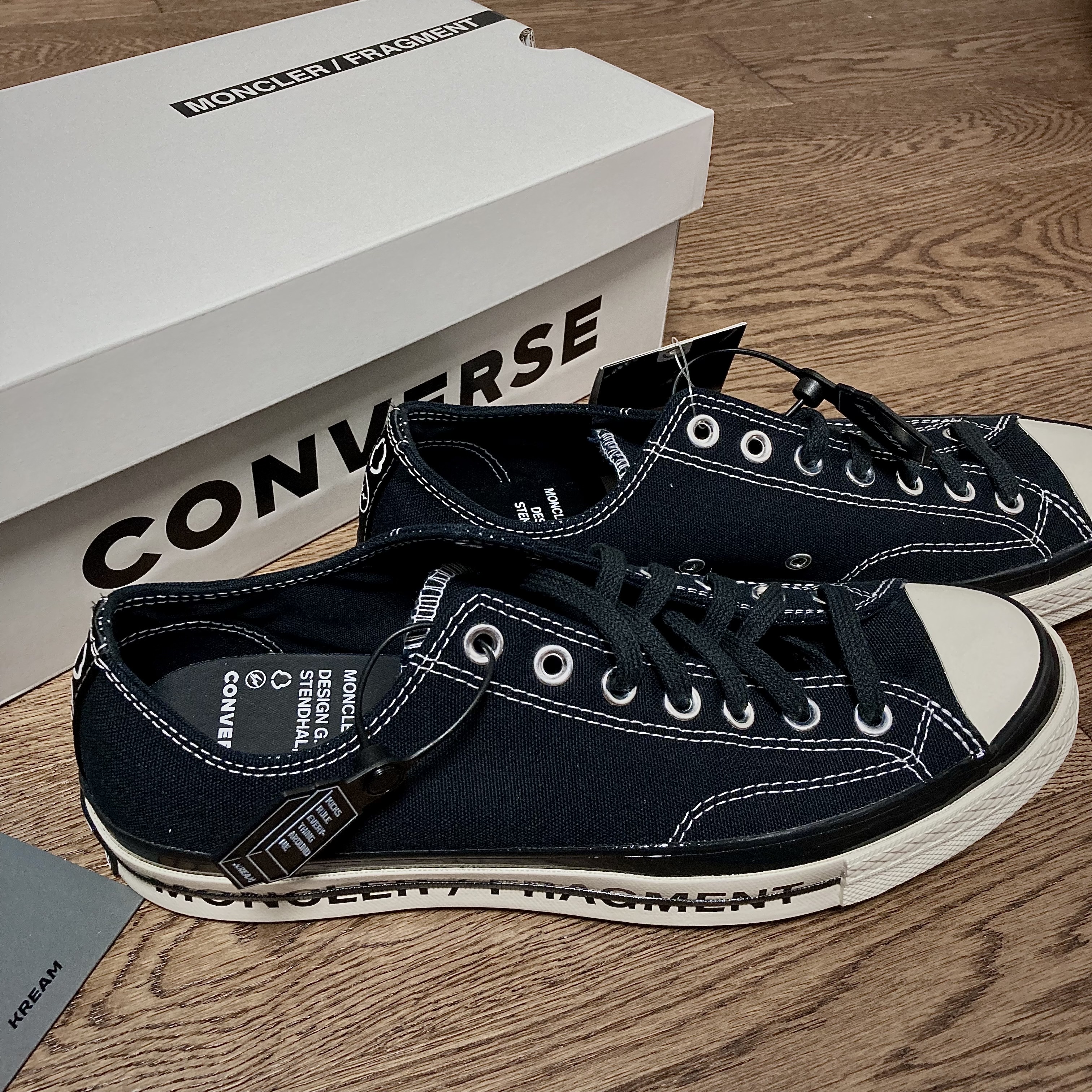 Converse x Moncler x Fragment Chuck 70 Ox Fraylor III Black 착용 스타일 - 2