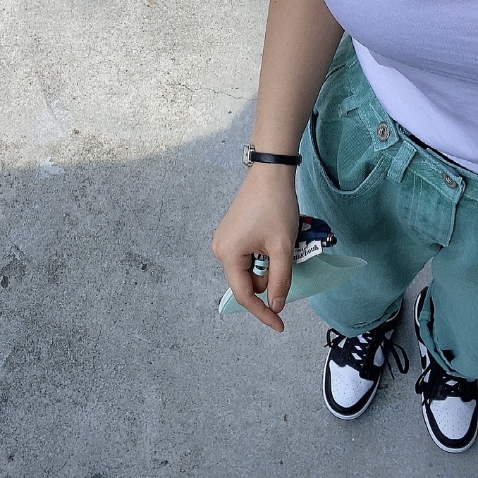 Nike Dunk Low Retro Black 착용 스타일