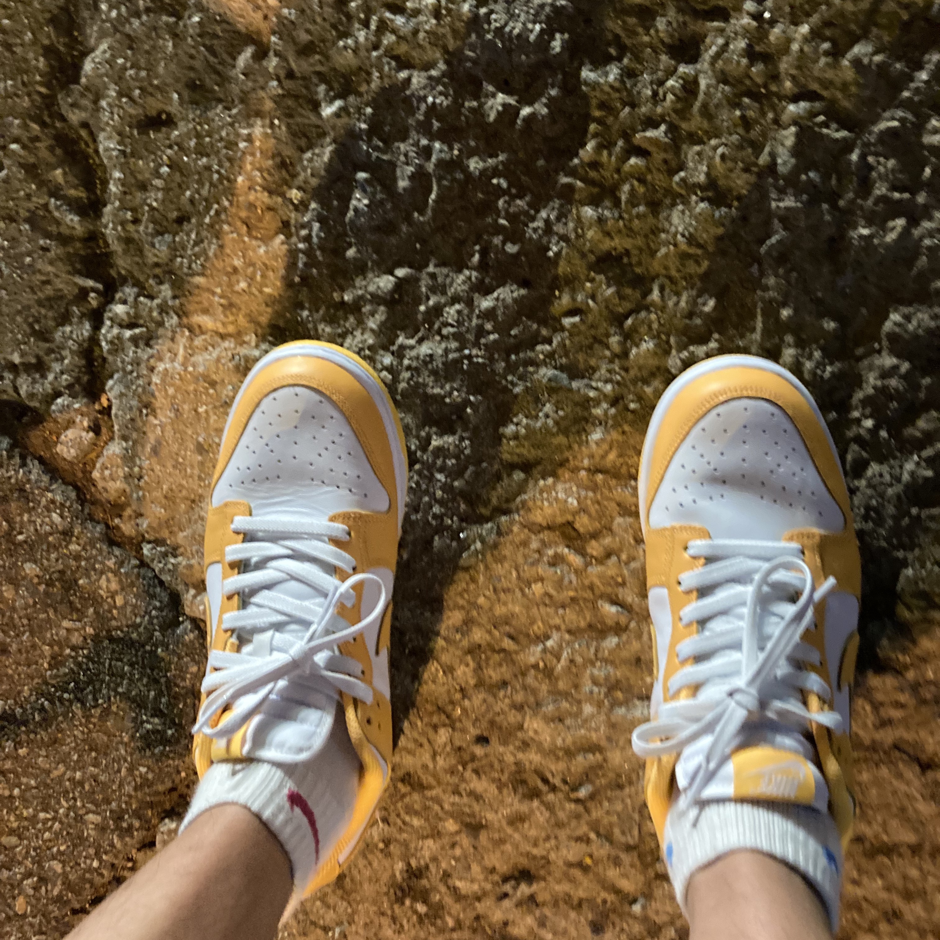 (W) Nike Dunk Low Laser Orange 착용 스타일