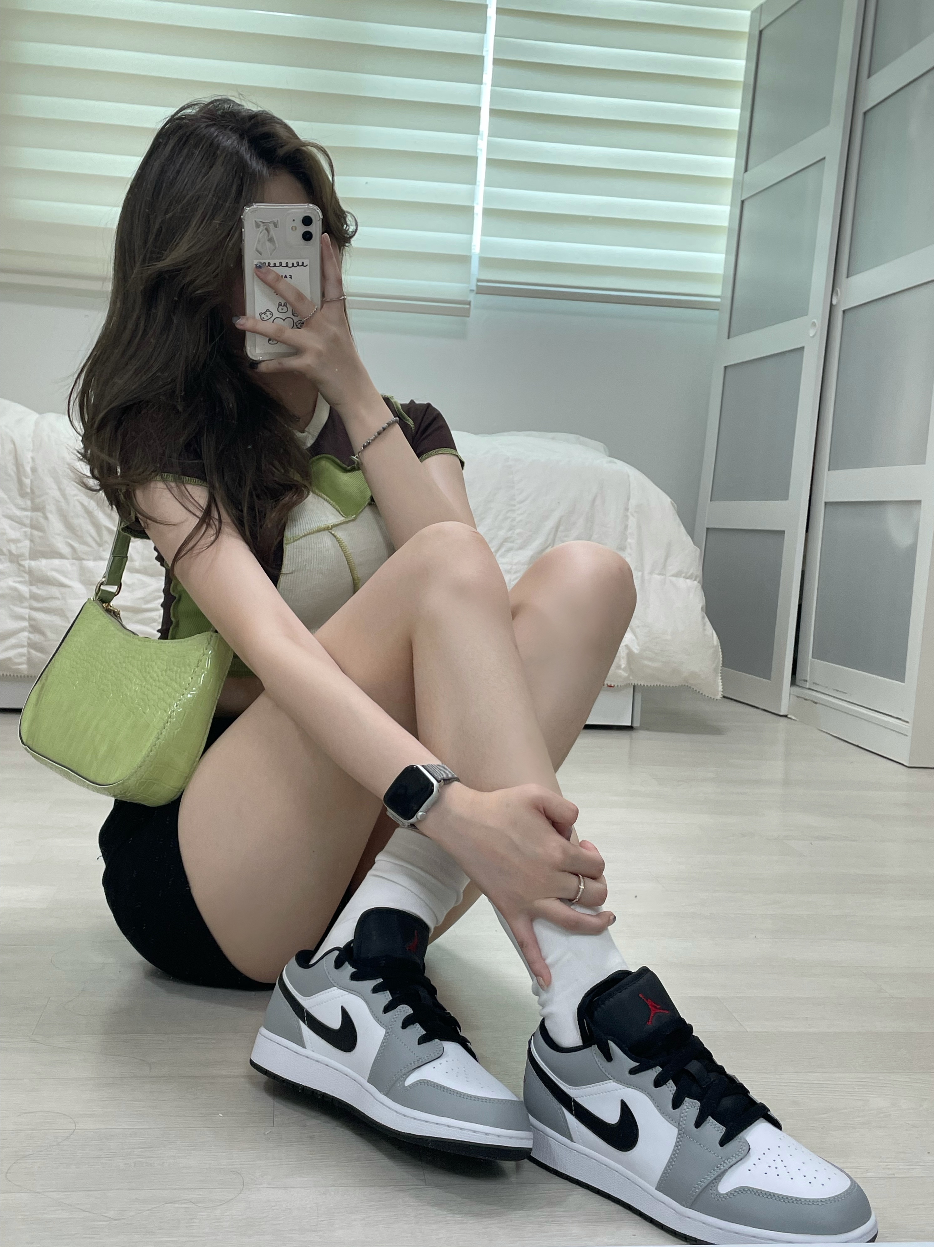 (GS) Jordan 1 Low Light Smoke Grey, Jordan 1 Low Light Smoke Grey 착용 스타일