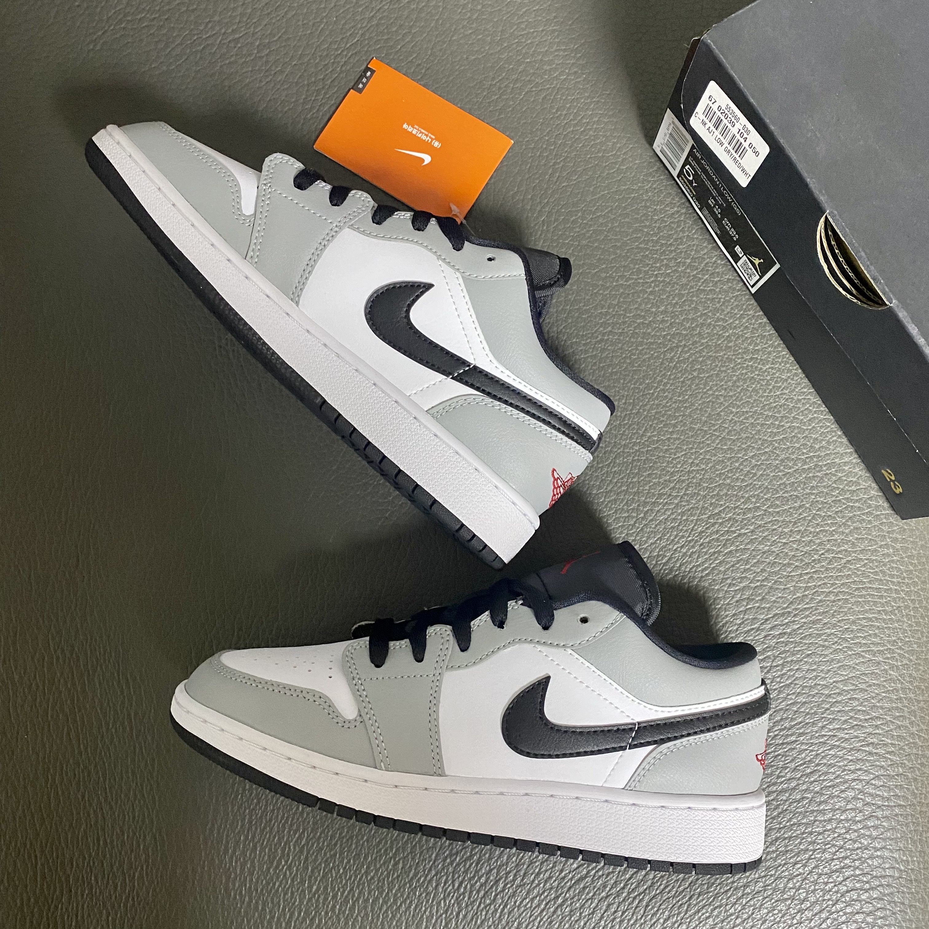 (GS) Jordan 1 Low Light Smoke Grey 착용 스타일