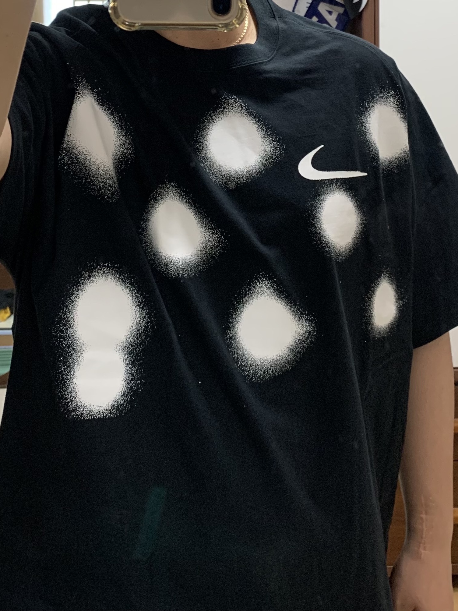 Nike x Off-White NRG Short Sleeve T-Shirt Black 착용 스타일 - 3