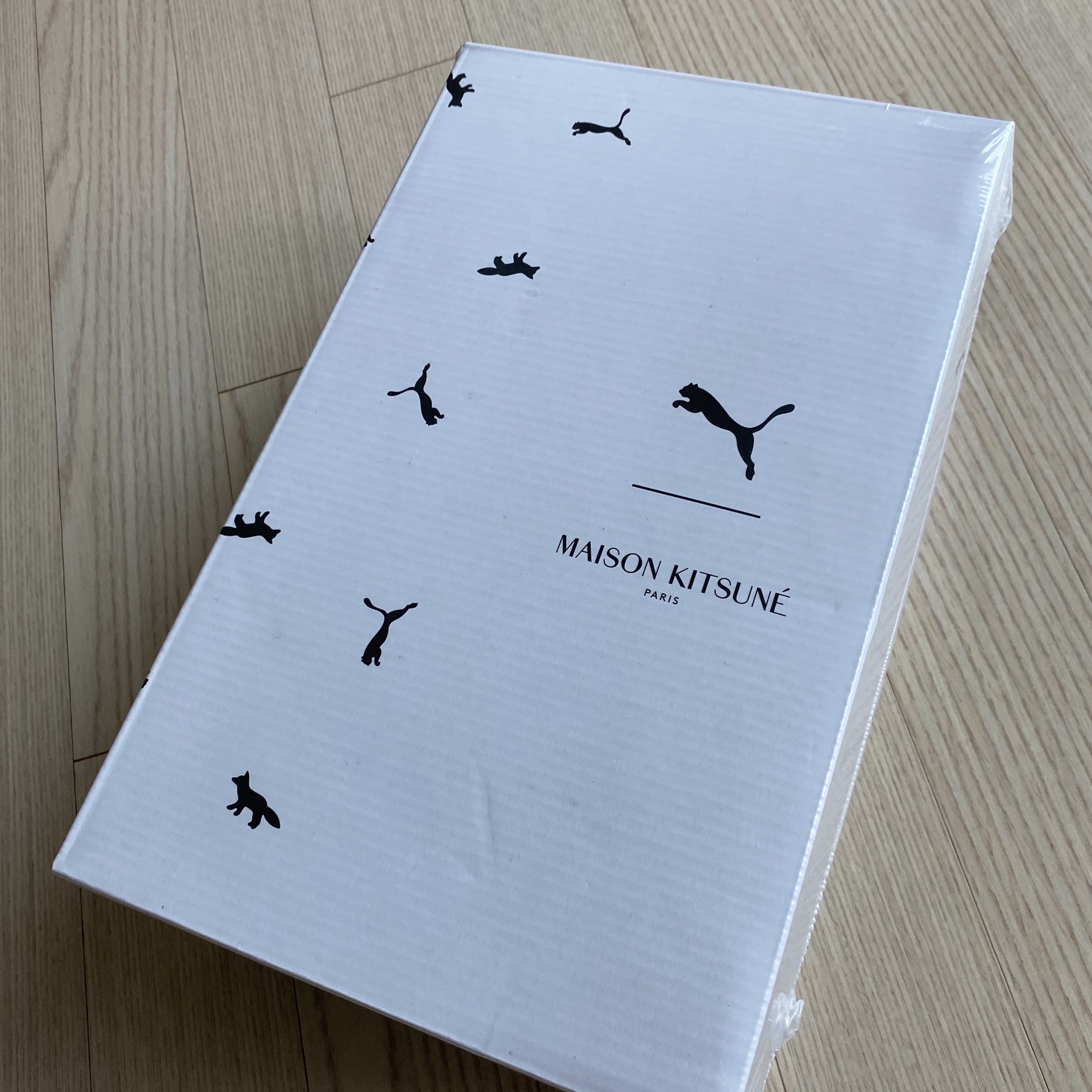 Puma x Maison Kitsune Roma White 착용 스타일 - 1