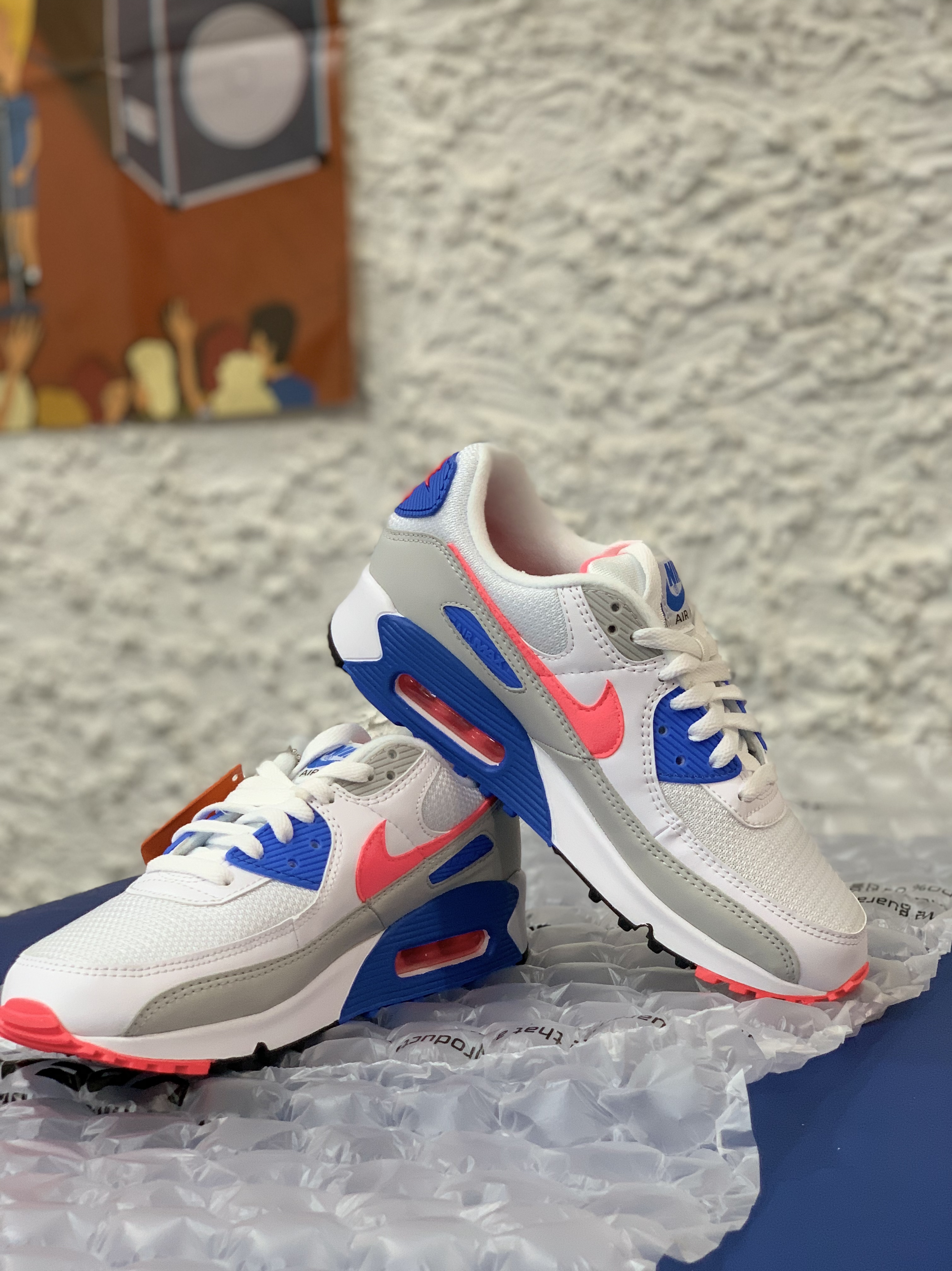(W) Nike Air Max 3 Hot Coral 착용 스타일 - 2