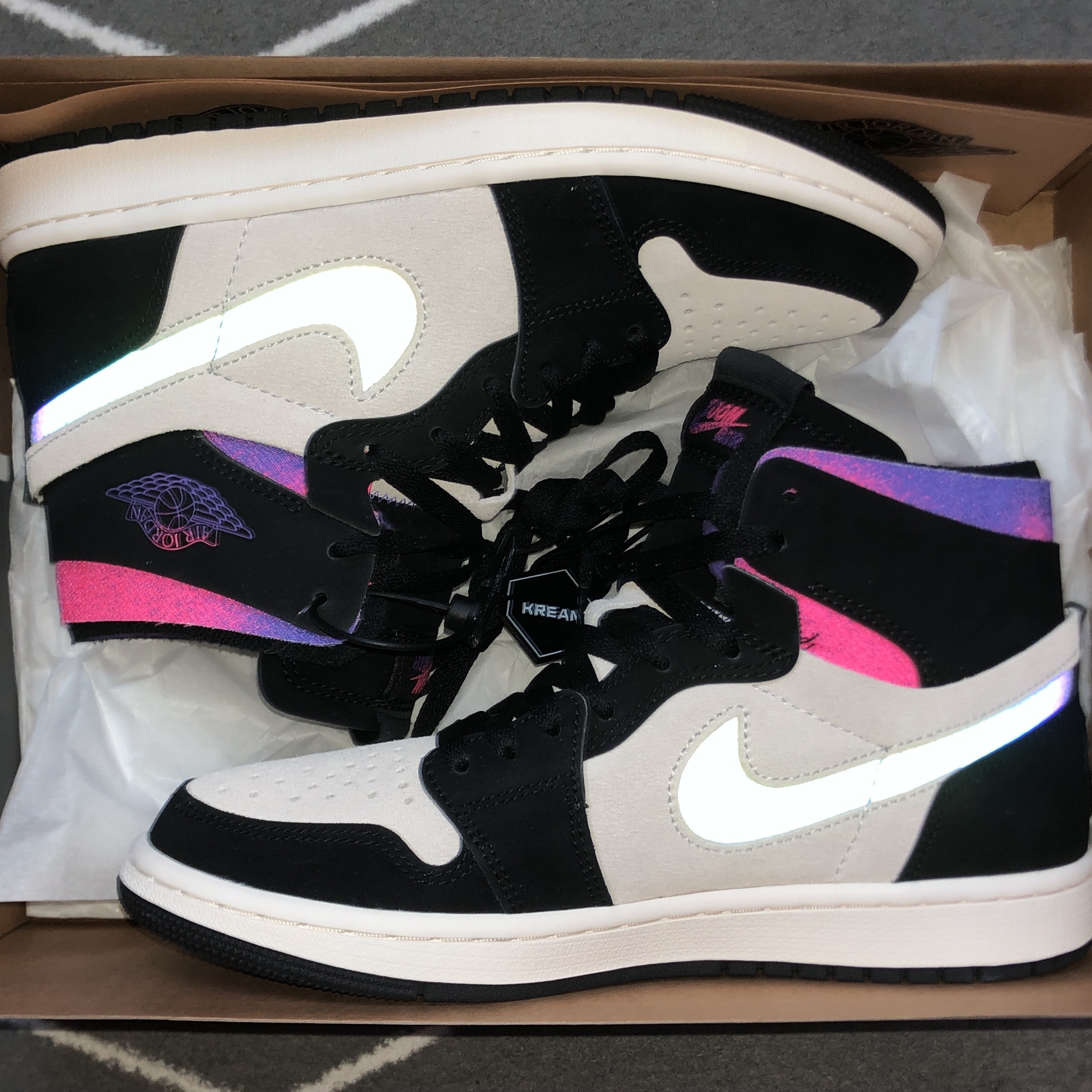 Jordan 1 x Paris Saint-Germain Zoom Air CMFT 착용 스타일 - 1