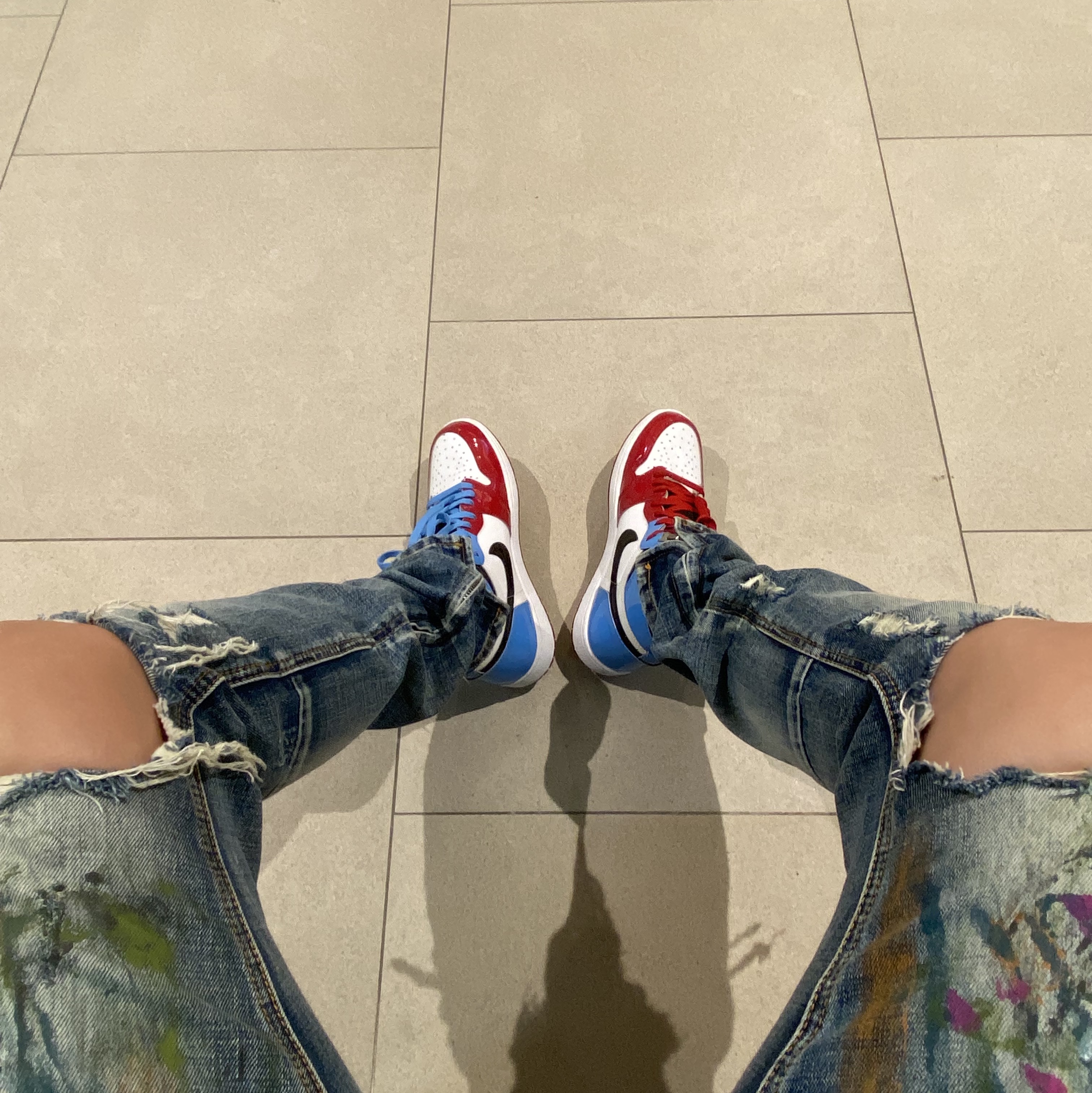 Jordan 1 Retro High Fearless UNC Chicago 착용 스타일
