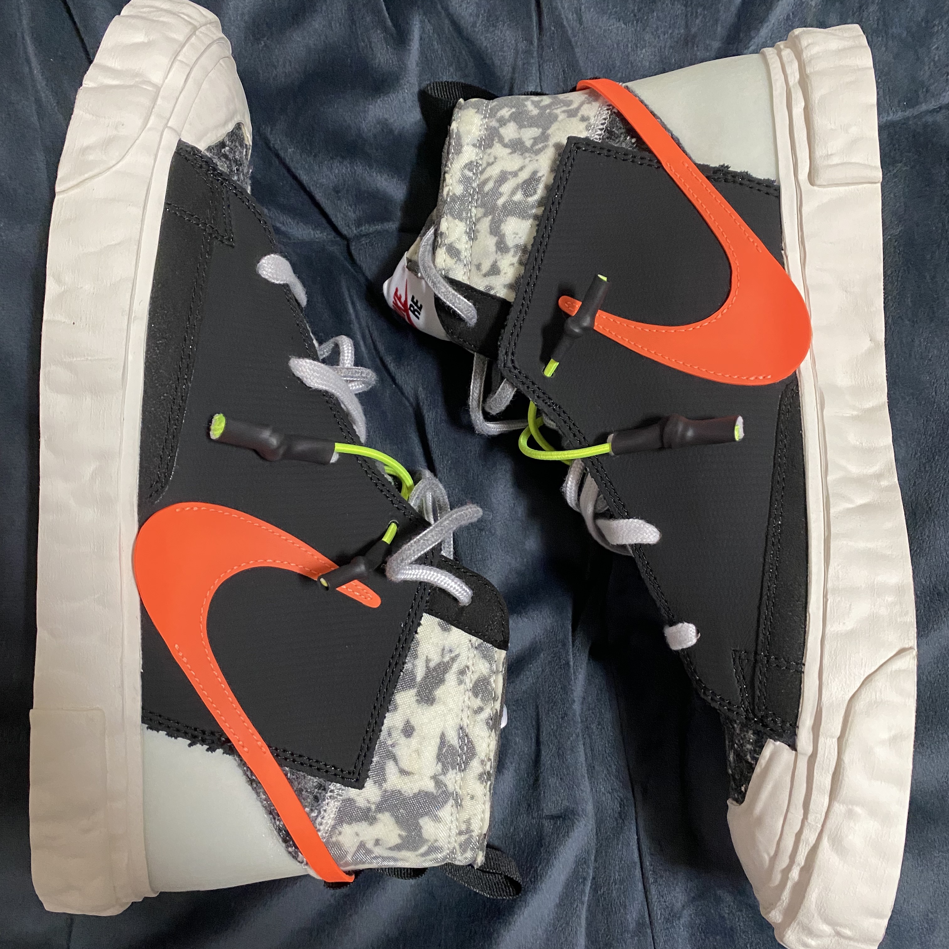Nike x Readymade Blazer Mid Black 착용 스타일 - 1
