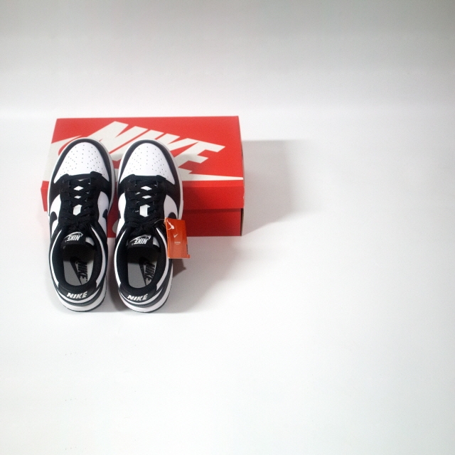 (W) Nike Dunk Low Black 착용 스타일 - 4