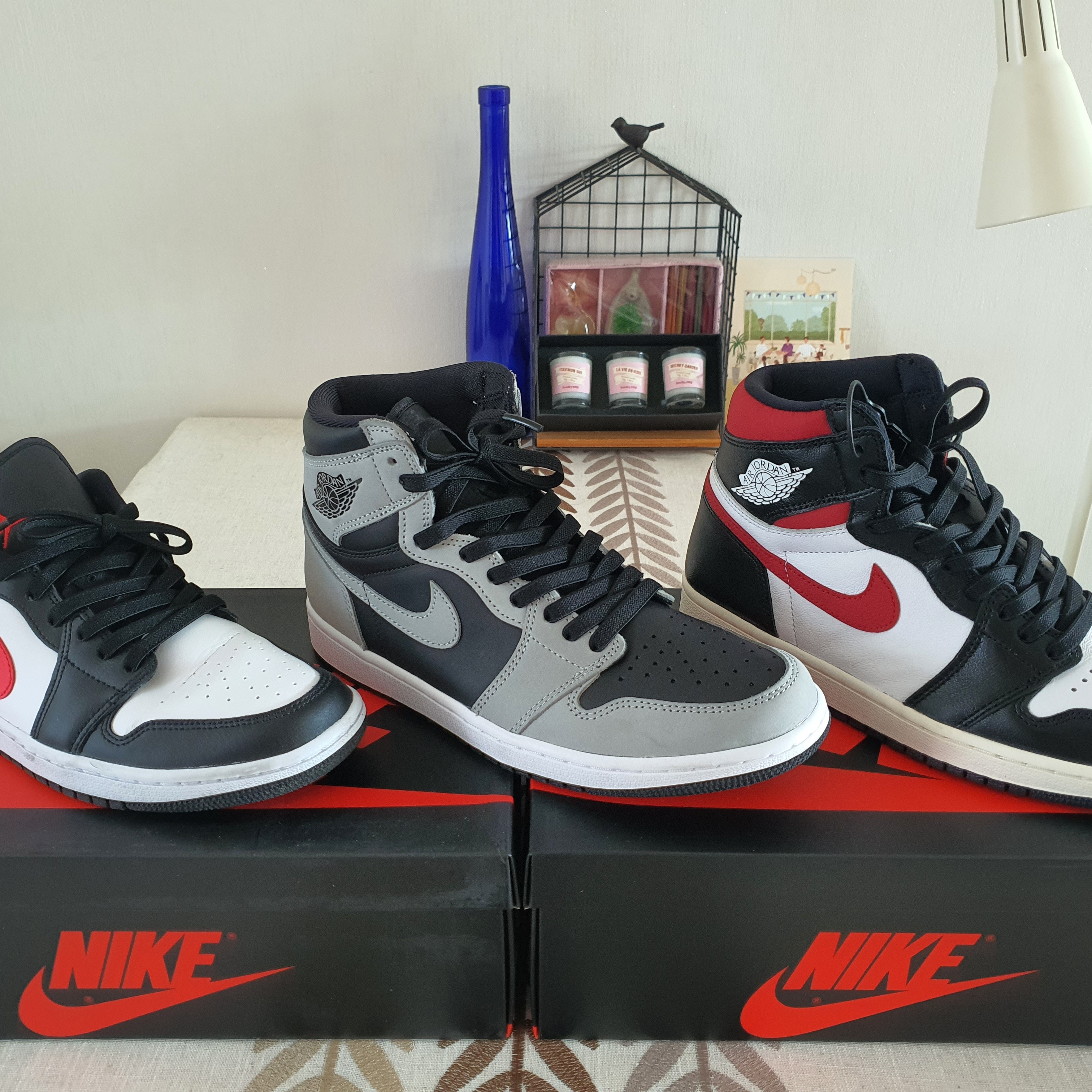Jordan 1 Retro High OG Gym Red, Jordan 1 Retro High OG Shadow 2.0 착용 스타일 - 2