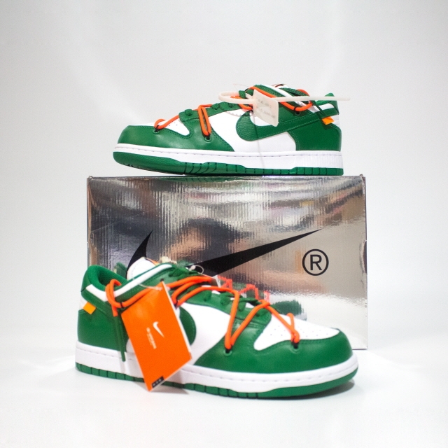 Nike x Off-White Dunk Low Pine Green 착용 스타일 - 2