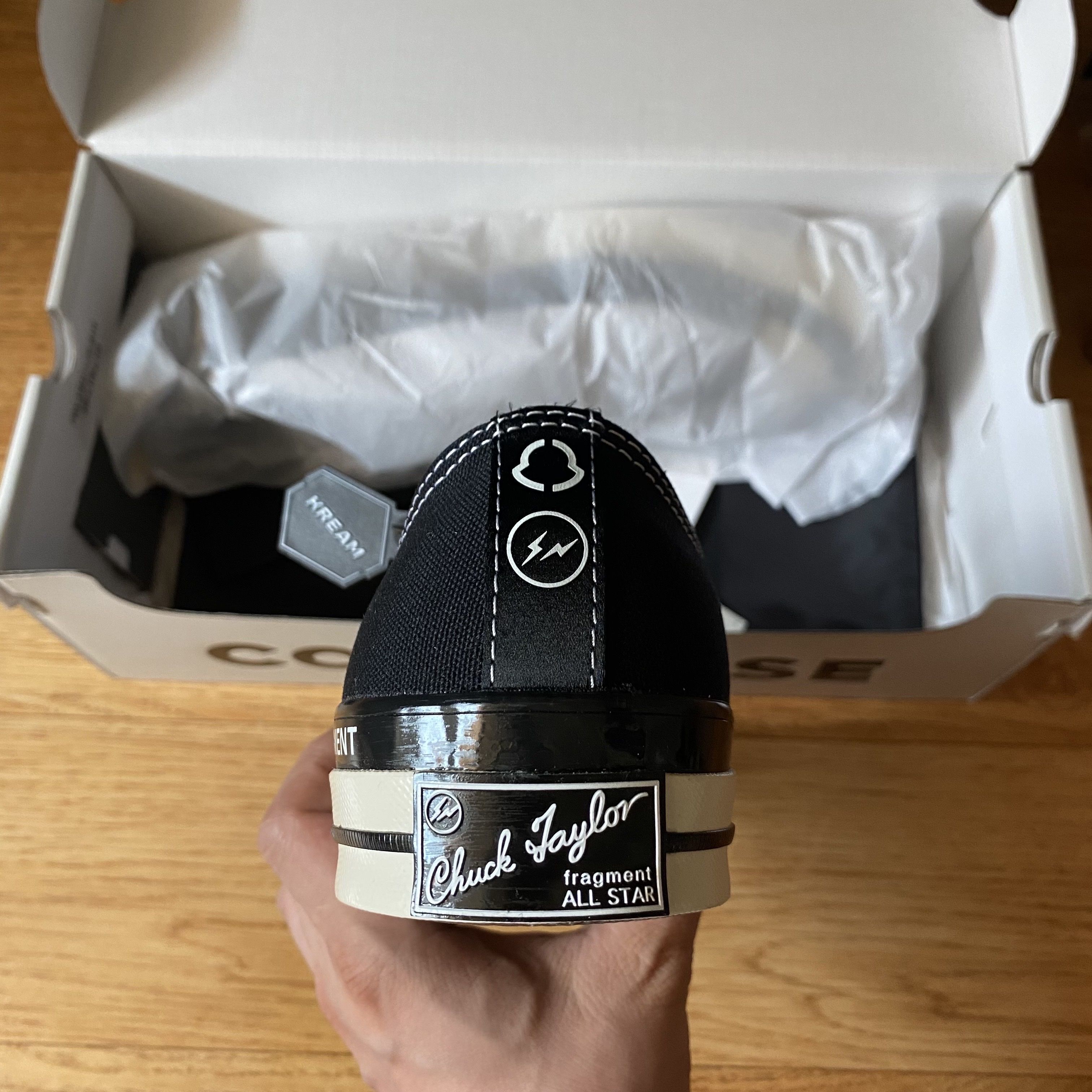 Converse x Moncler x Fragment Chuck 70 Ox Fraylor III Black 착용 스타일