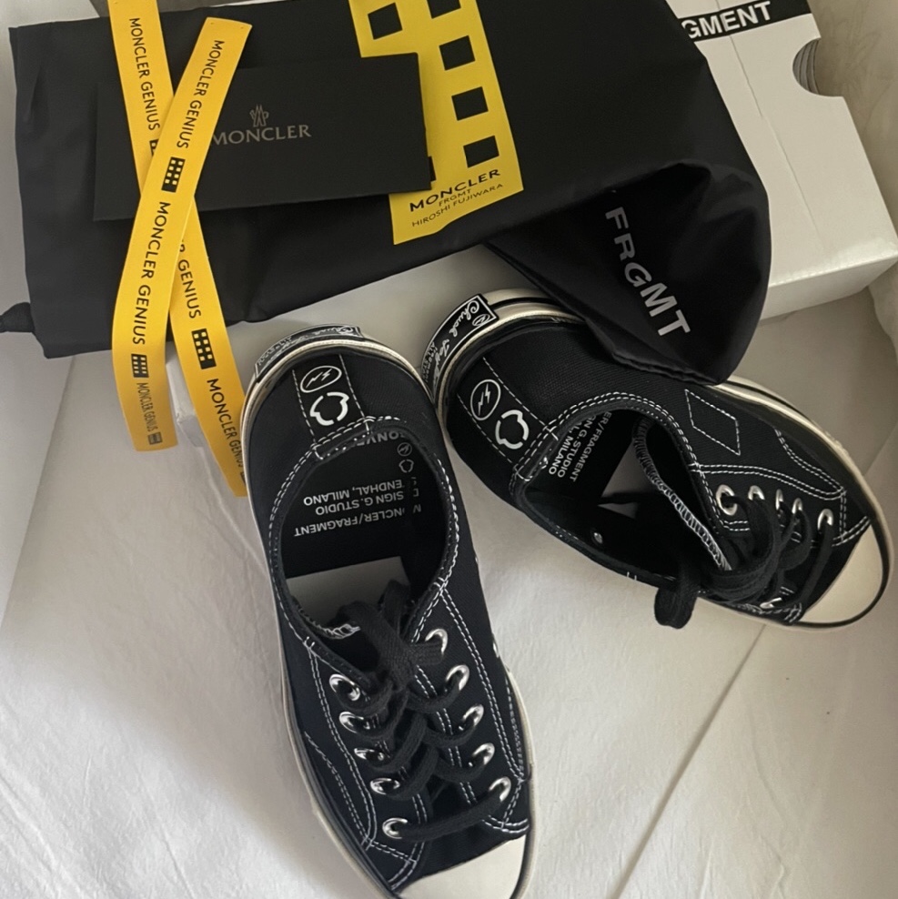 Converse x Moncler x Fragment Chuck 70 Ox Fraylor III Black 착용 스타일