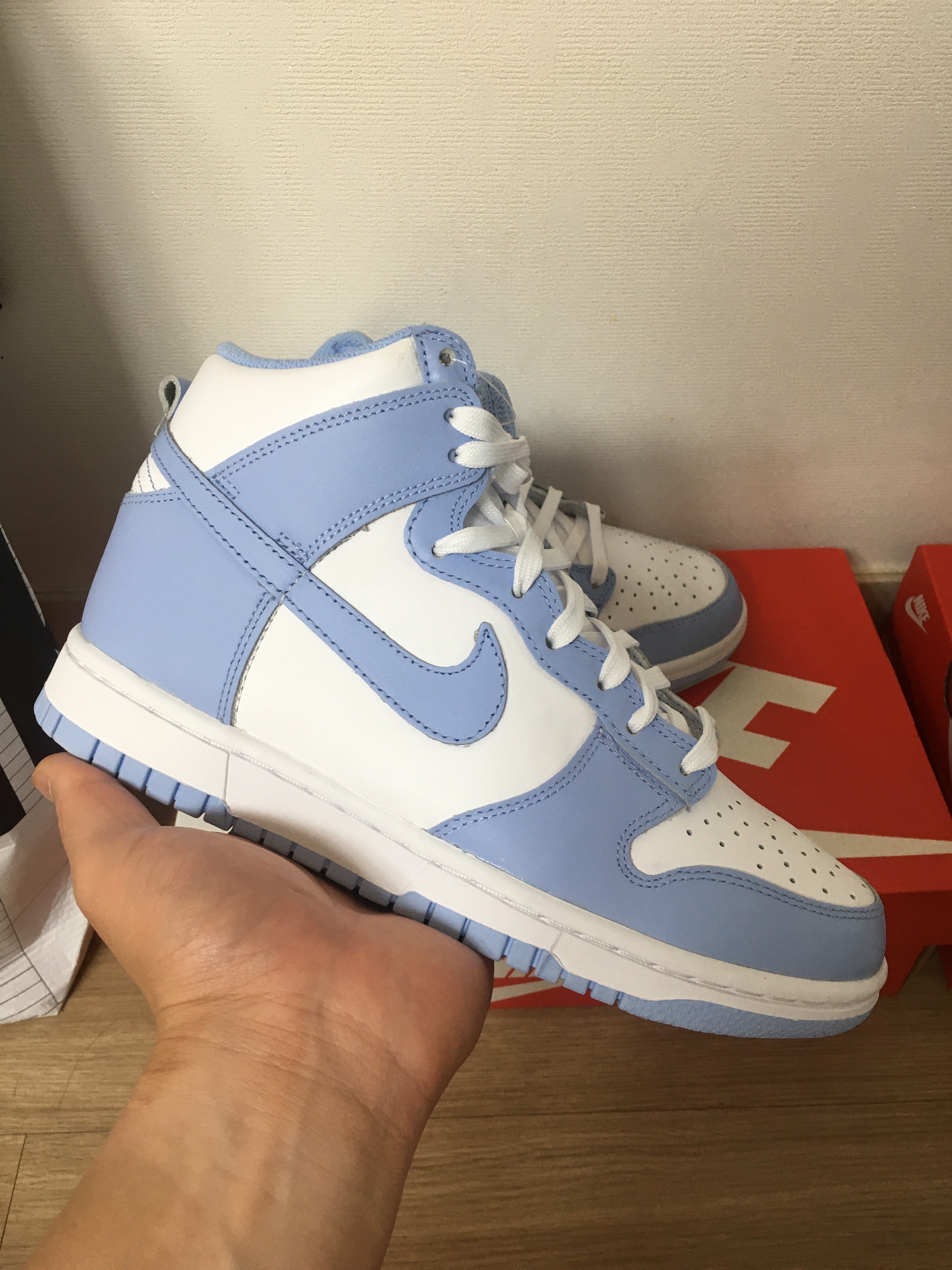 (W) Nike Dunk High Aluminum 착용 스타일 - 1