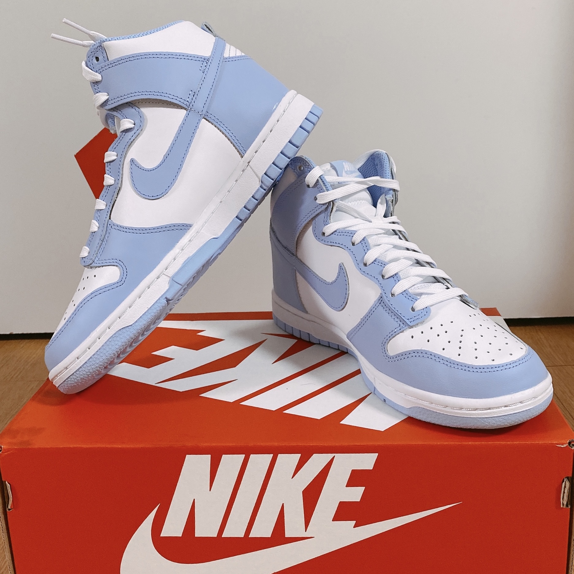 (W) Nike Dunk High Aluminum 착용 스타일 - 1