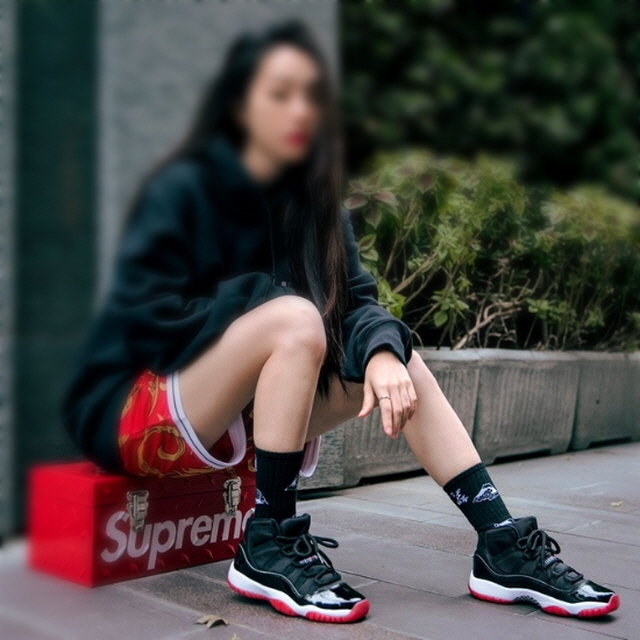 (GS) Jordan 11 Retro Bred 2019 착용 스타일 - 5