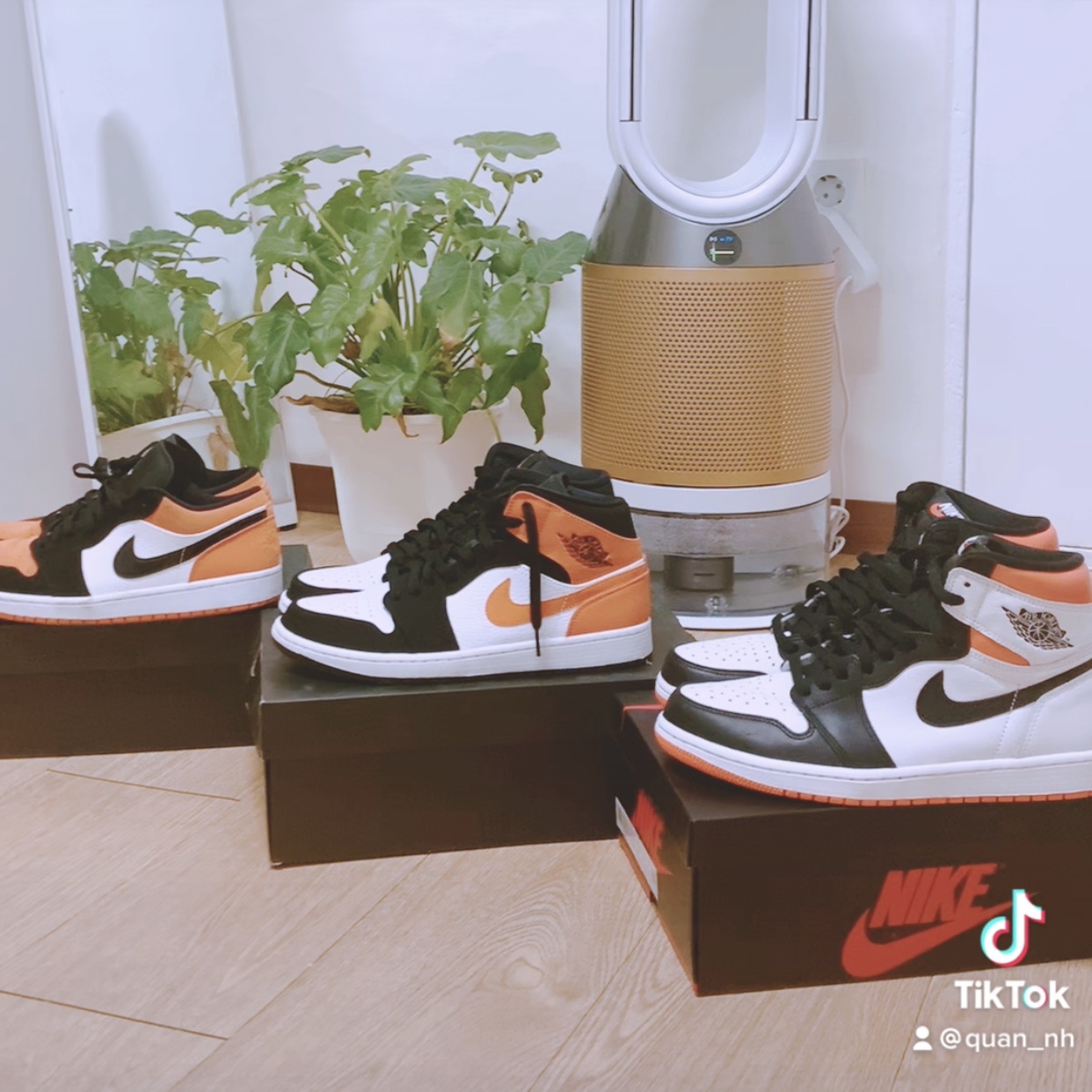 Jordan 1 Retro High OG Electro Orange, Jordan 1 Low Shattered Backboard 착용 스타일