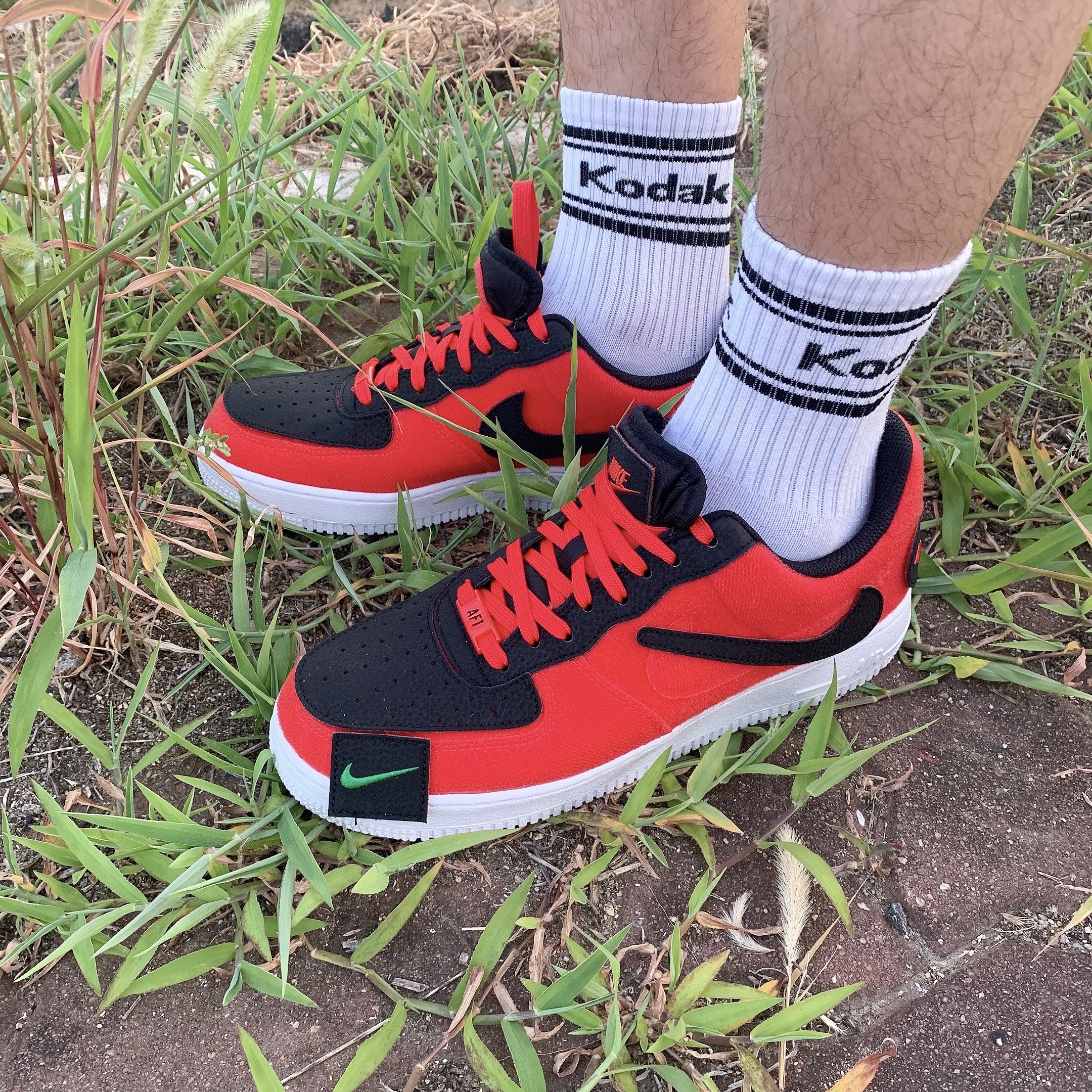 Nike Air Force 1/1 Custom Uptown 착용 스타일 - 2