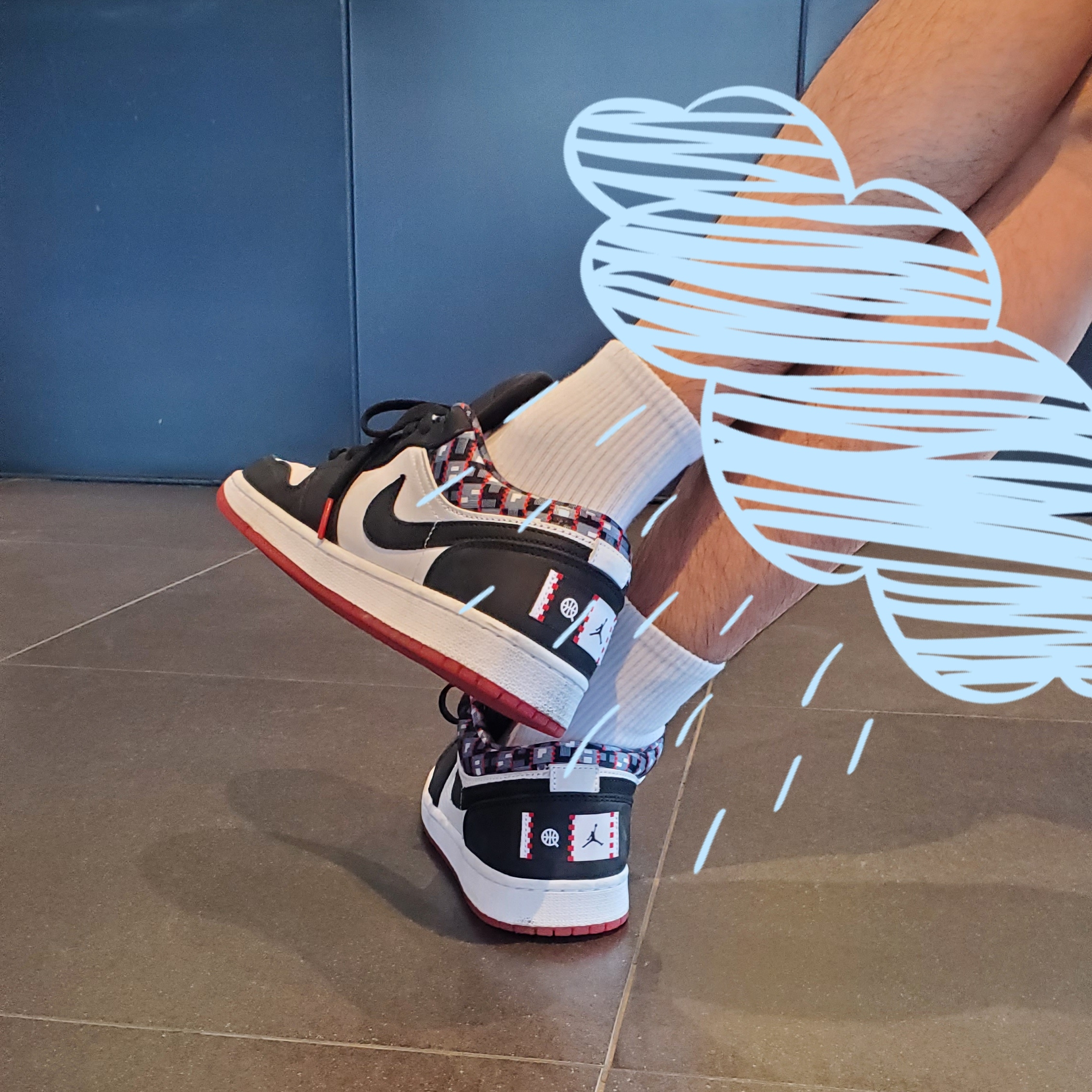 Jordan 1 Low Quai 54 2021 착용 스타일 - 2