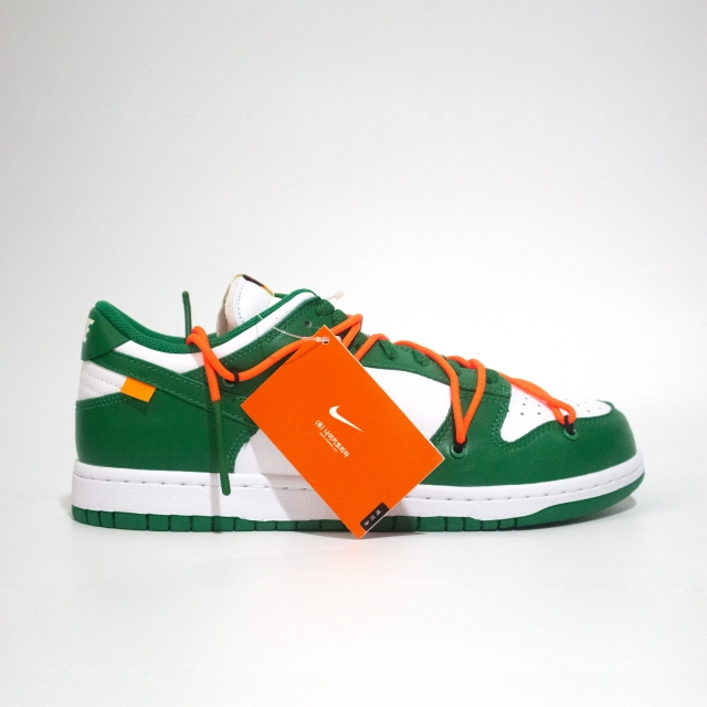 Nike x Off-White Dunk Low Pine Green 착용 스타일 - 1