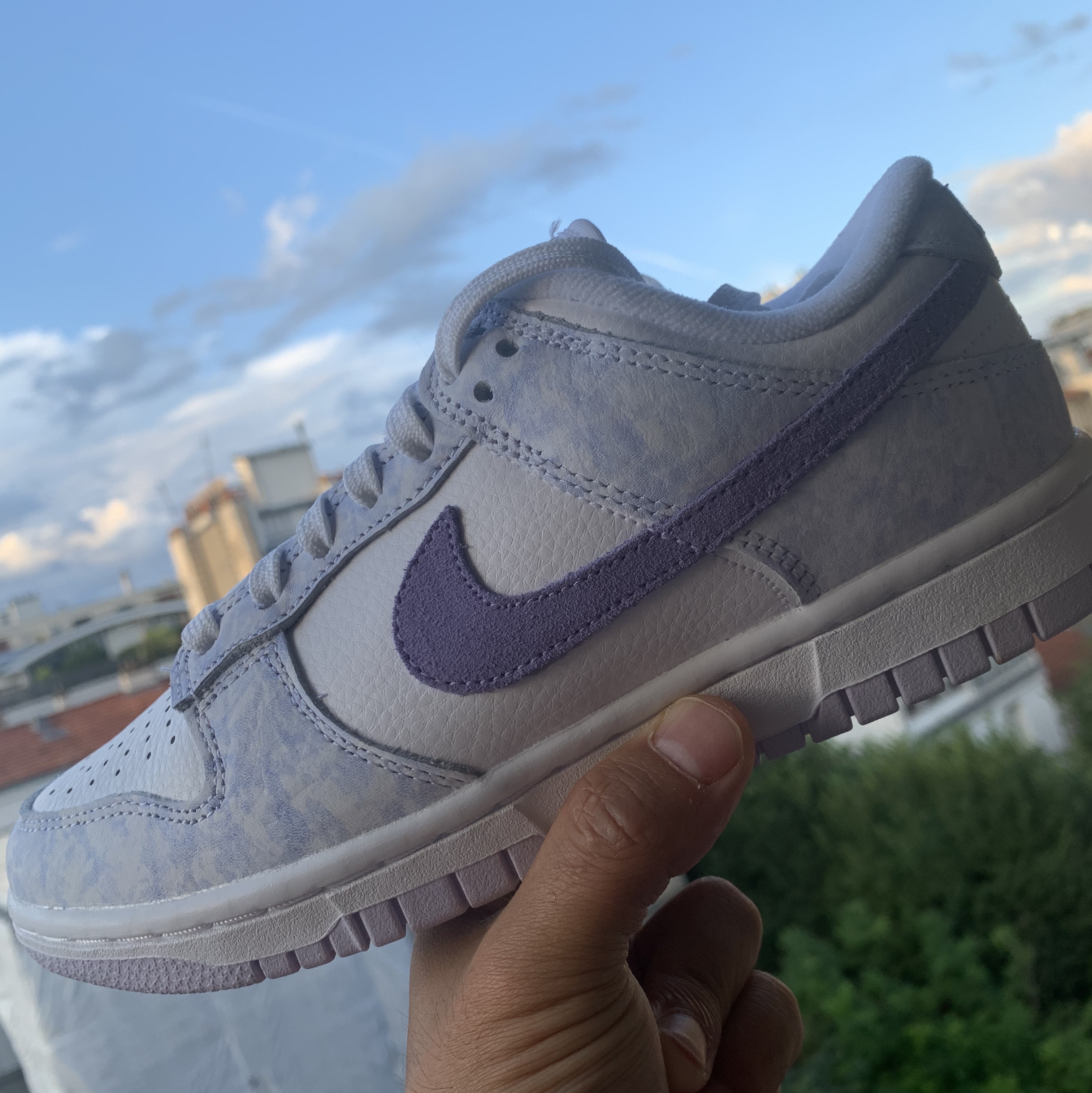 (W) Nike Dunk Low Purple Pulse 착용 스타일