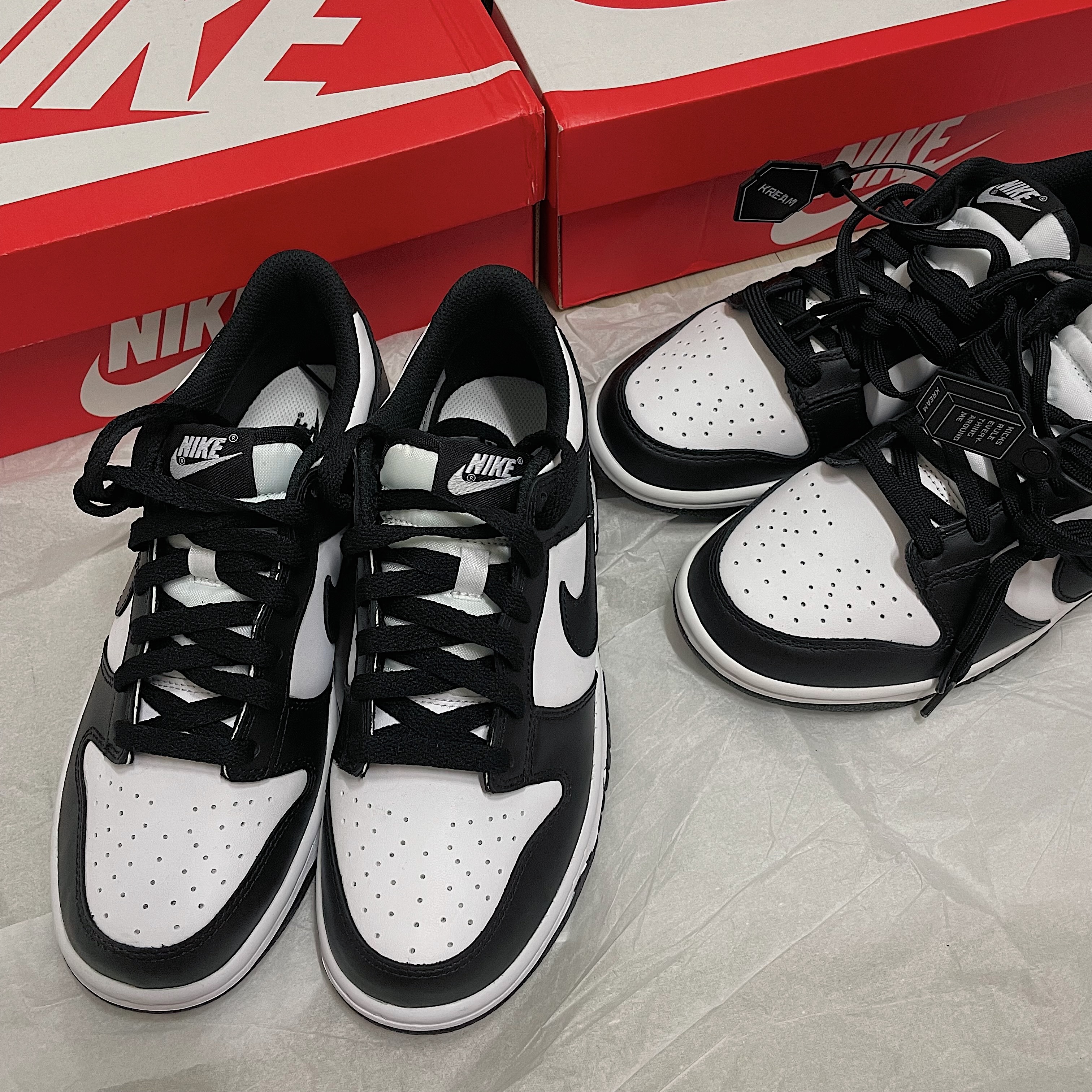 Nike Dunk Low Retro Black, (W) Nike Dunk Low Black 착용 스타일 - 3