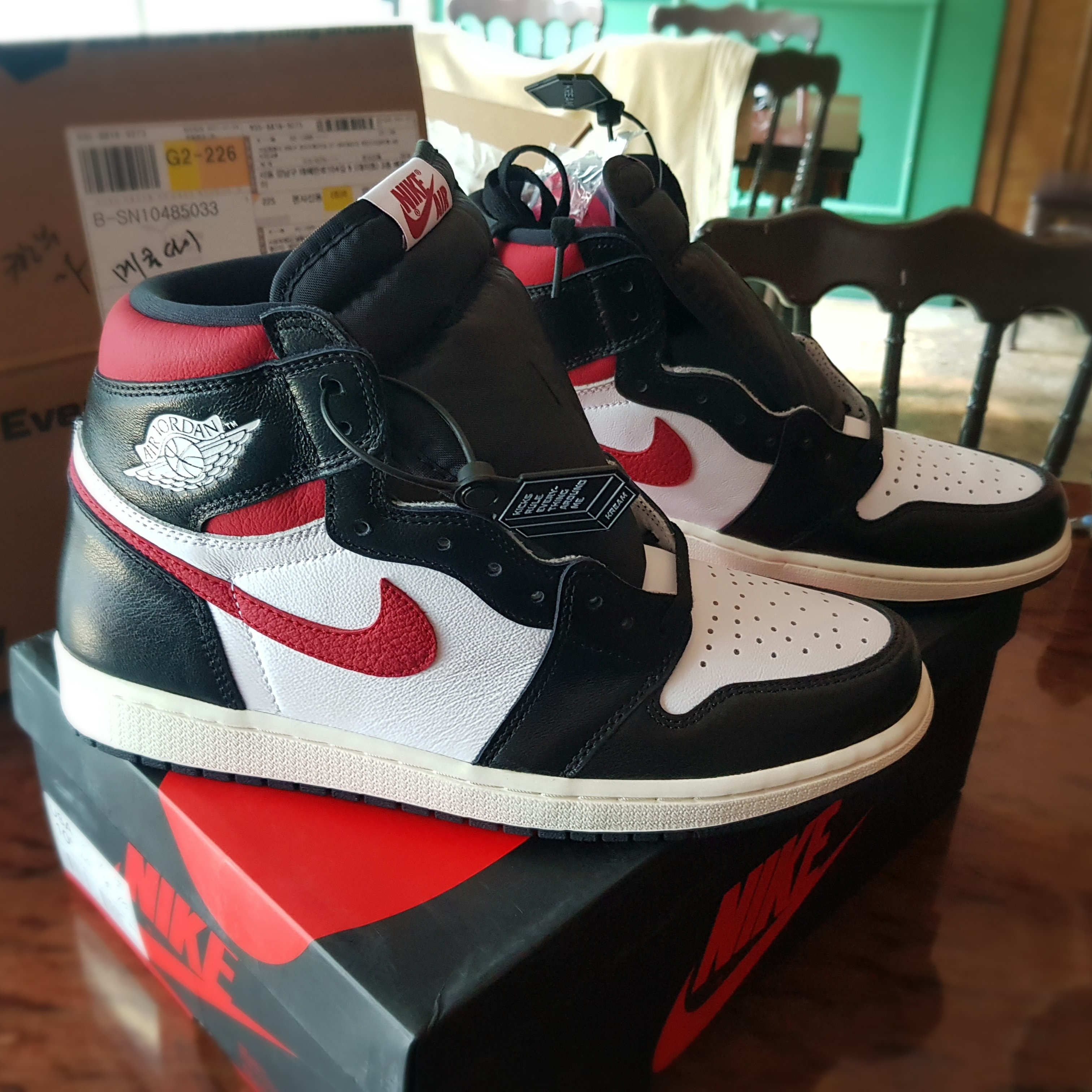 Jordan 1 Retro High OG Gym Red 착용 스타일