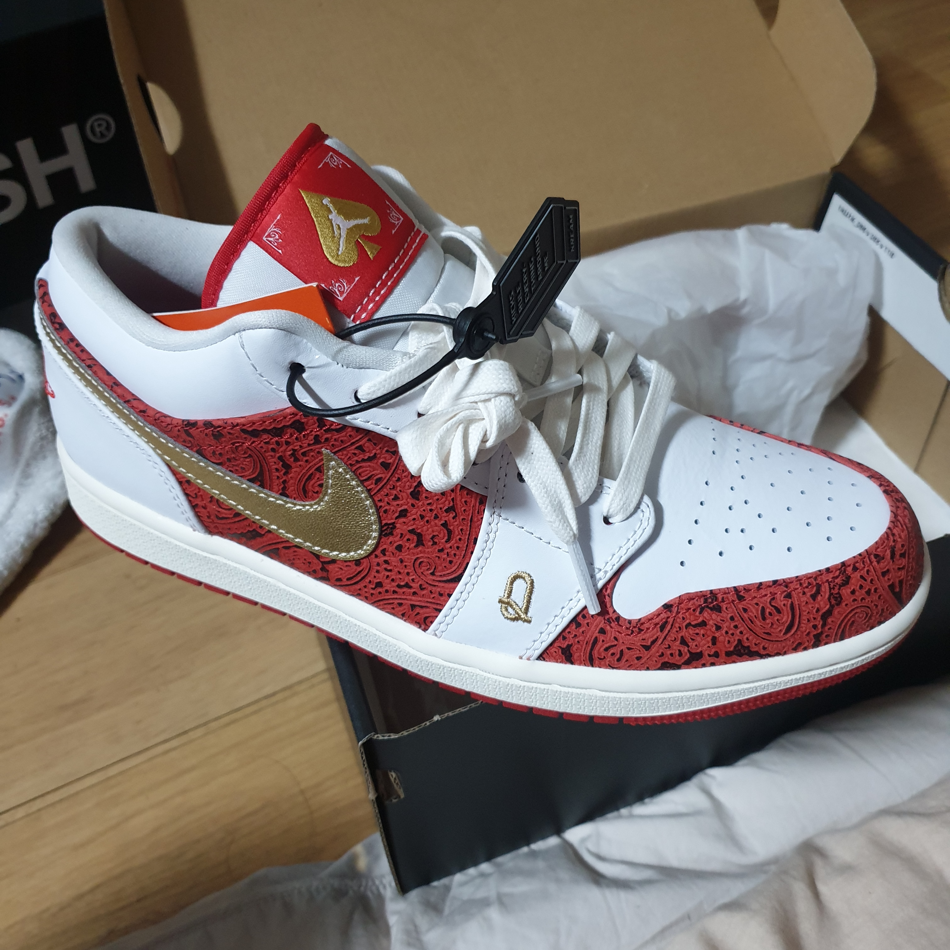Jordan 1 Low SE Spades 착용 스타일 - 1