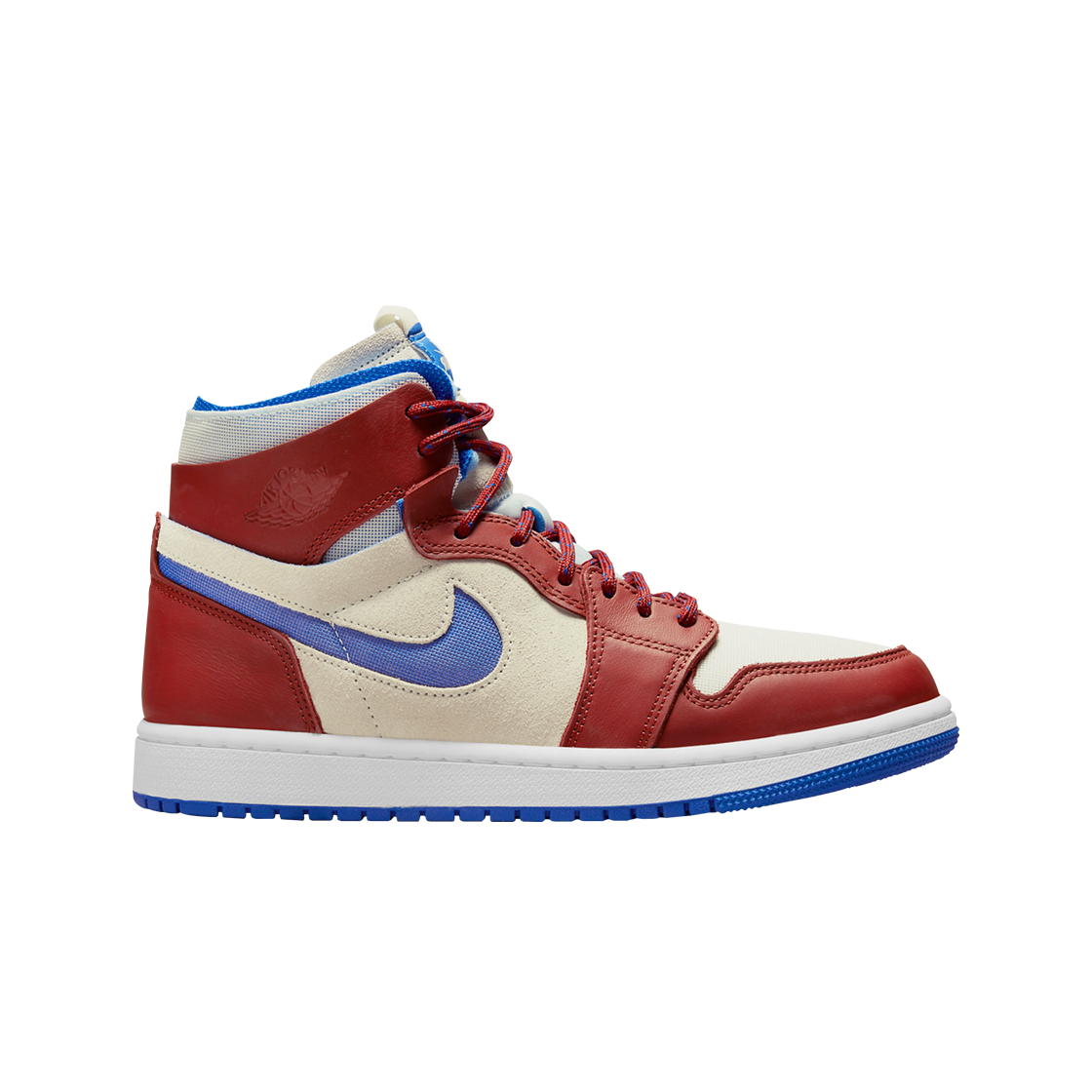 (W) 조던 1 줌 에어 컴포트 팀 레드((W) Jordan 1 Zoom Air CMFT Team Red)