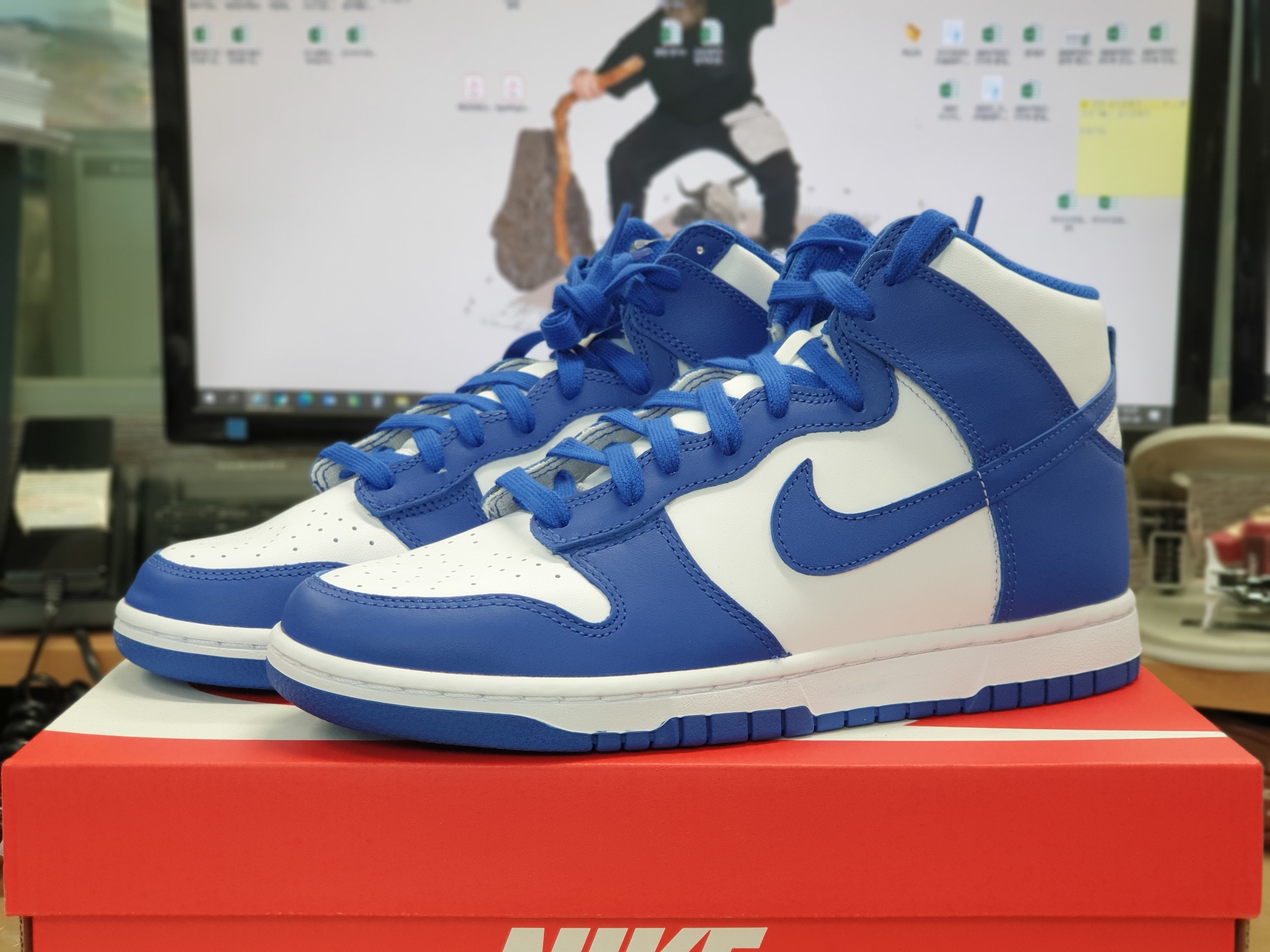Nike Dunk High Retro Game Royal 착용 스타일
