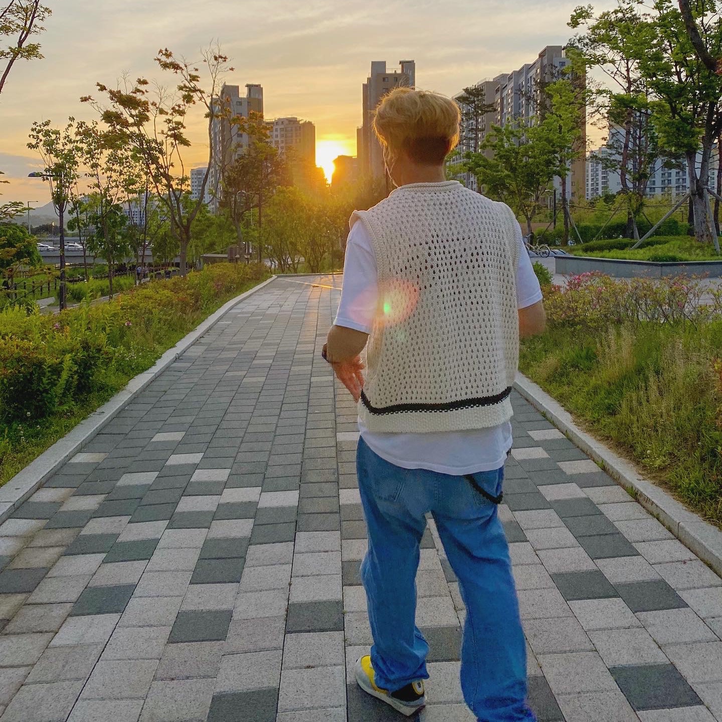 Nike x Undercover Daybreak Bright Citron, Stussy x Takahiromiyashita The Soloist 40 WT T-Shirt 착용 스타일 - 2