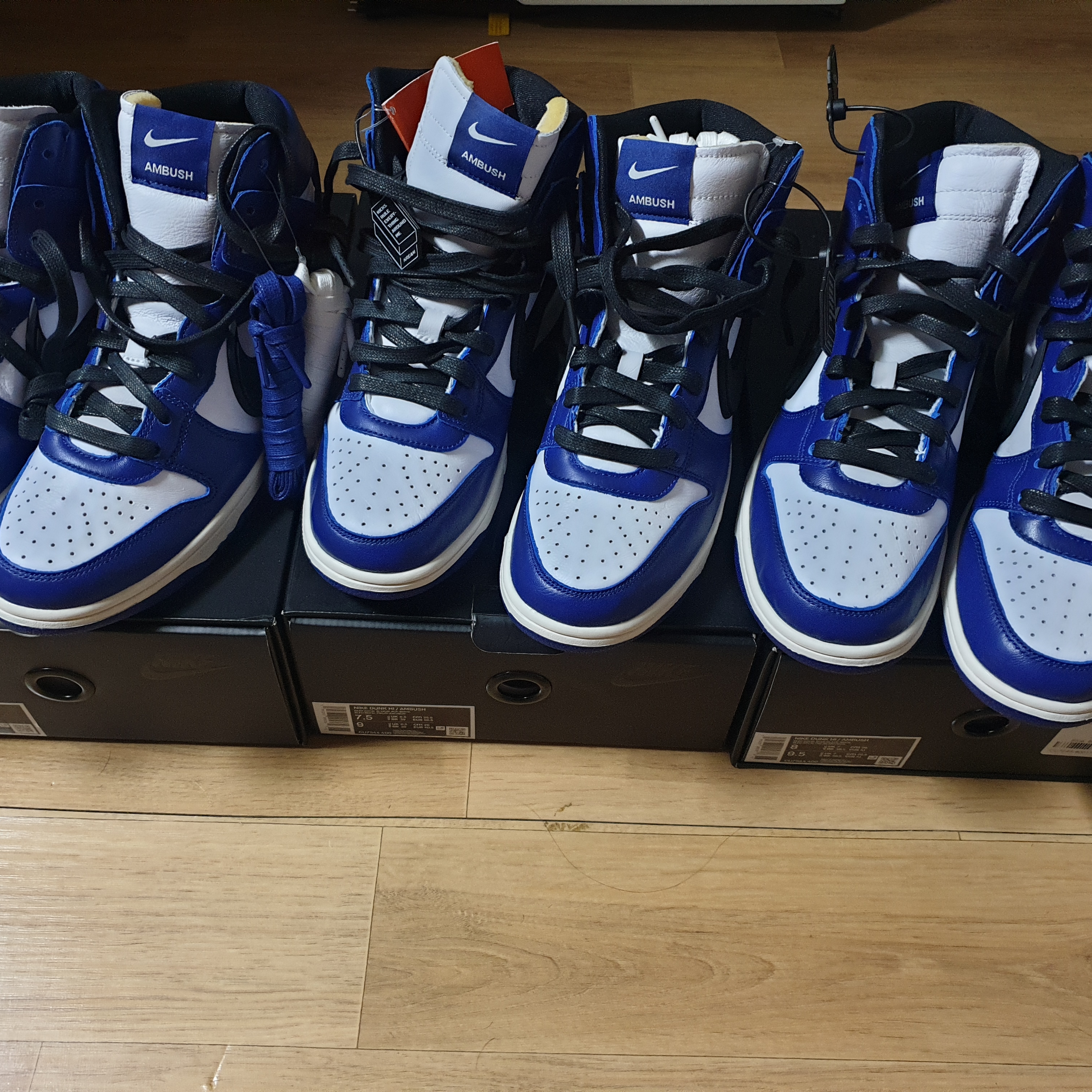 Nike x Ambush Dunk High Deep Royal Blue 착용 스타일 - 1