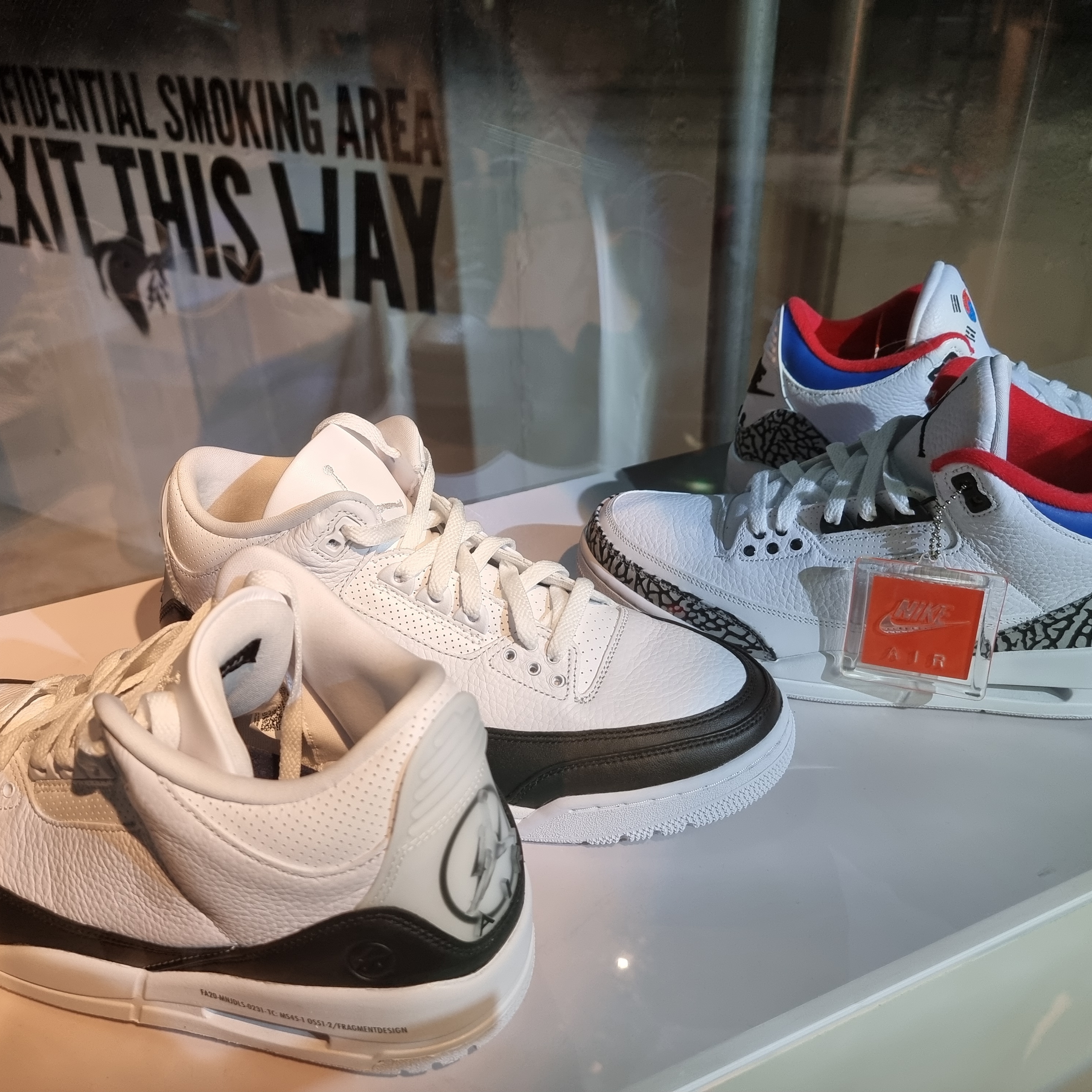 Jordan 3 x Fragment Retro SP White Black, (W) Jordan 3 Retro Seoul 착용 스타일